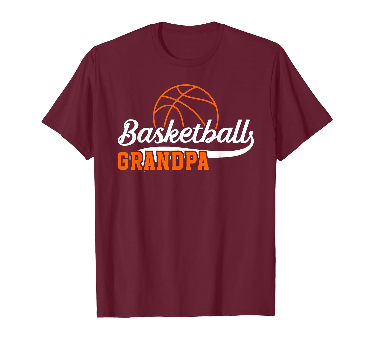 Basketball Grandpa Of A Basketball Player Grandfather T-Shirt