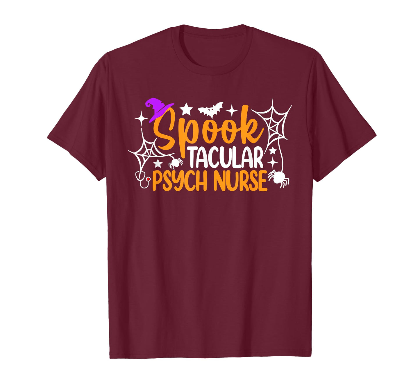 Spooktacular Psych Nurse Funny Halloween Costume T-Shirt