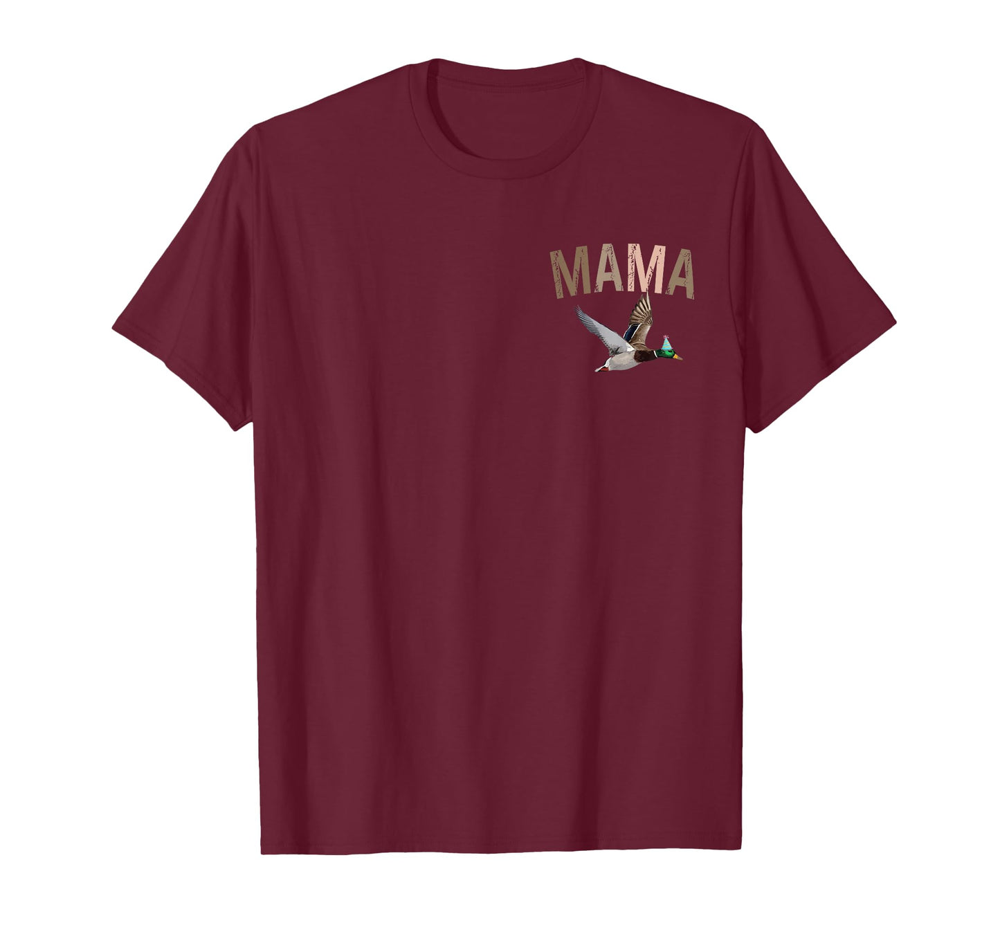 Mama Duck Hunting One Lucky Duck 1st Birthday Family Party T-Shirt