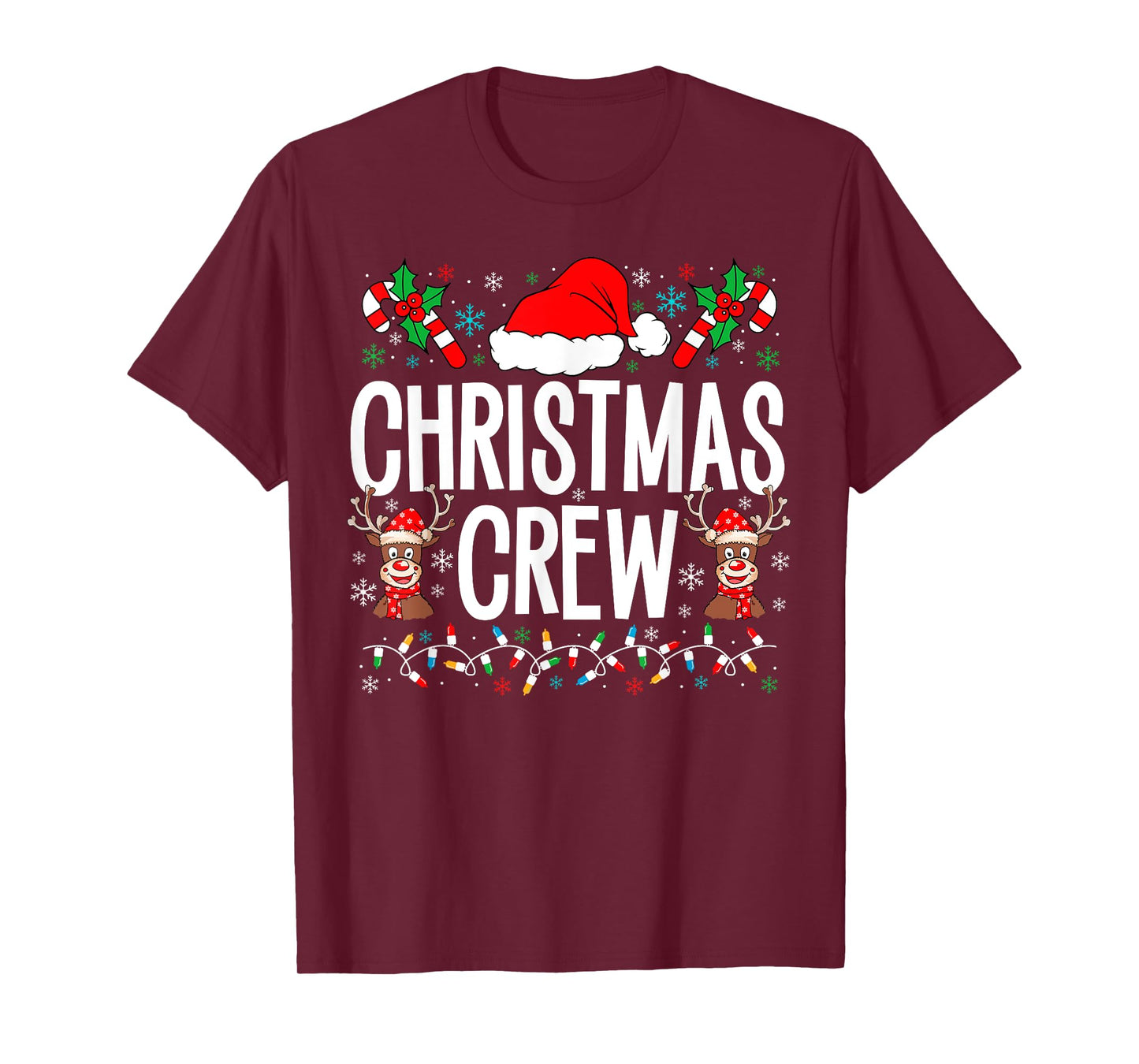 Christmas Crew Family Matching Xmas Toddler Kid Boy Girl Tee T-Shirt