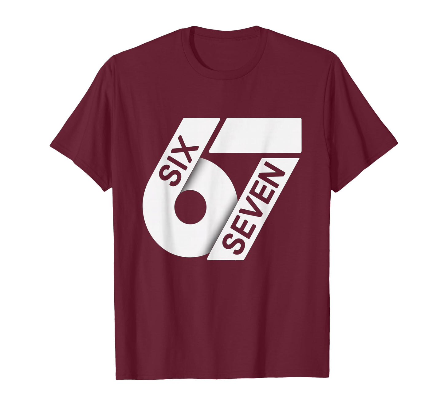 Fun Six Seven 6 7 Meme Design T-Shirt