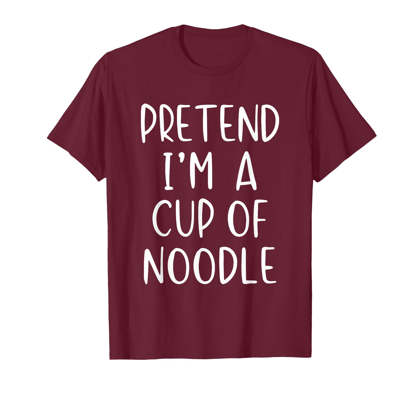 Pretend I'm A Cup of Noodle Costume Halloween Simple Kid T-Shirt
