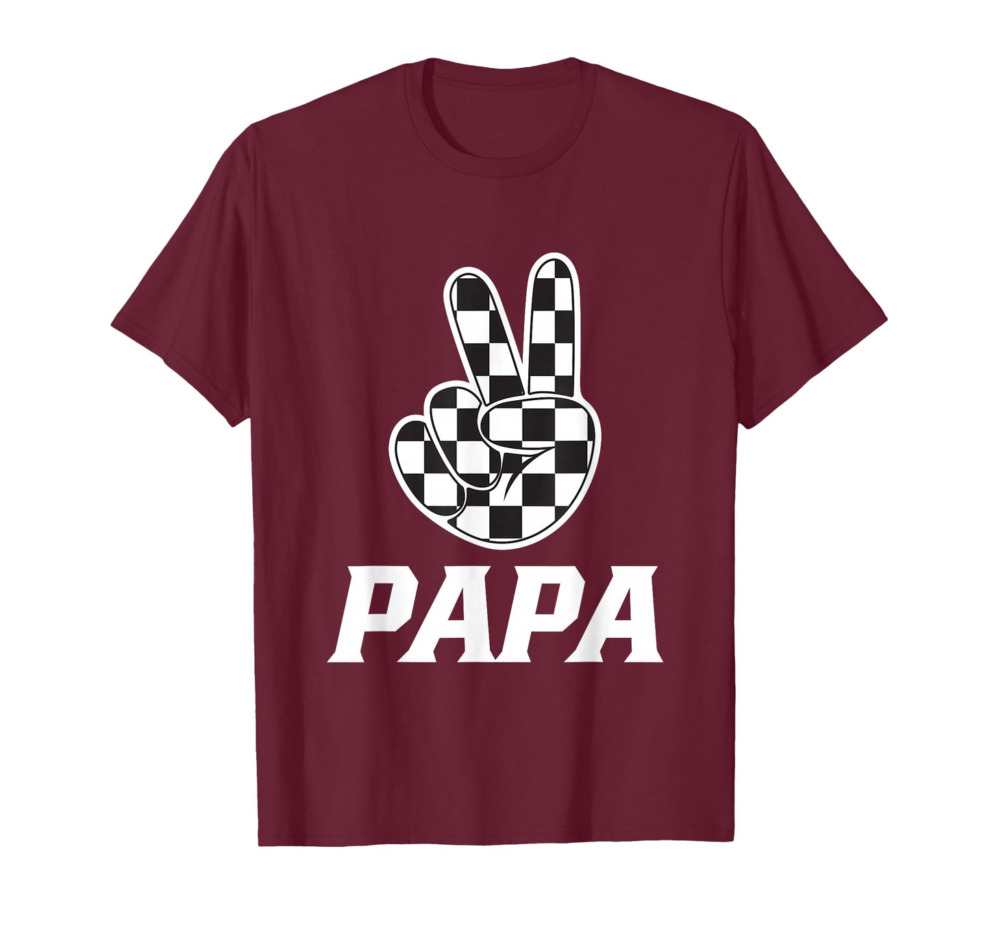 Papa Birthday Party Car Race Family Matching Pit Car Racing T-Shirt