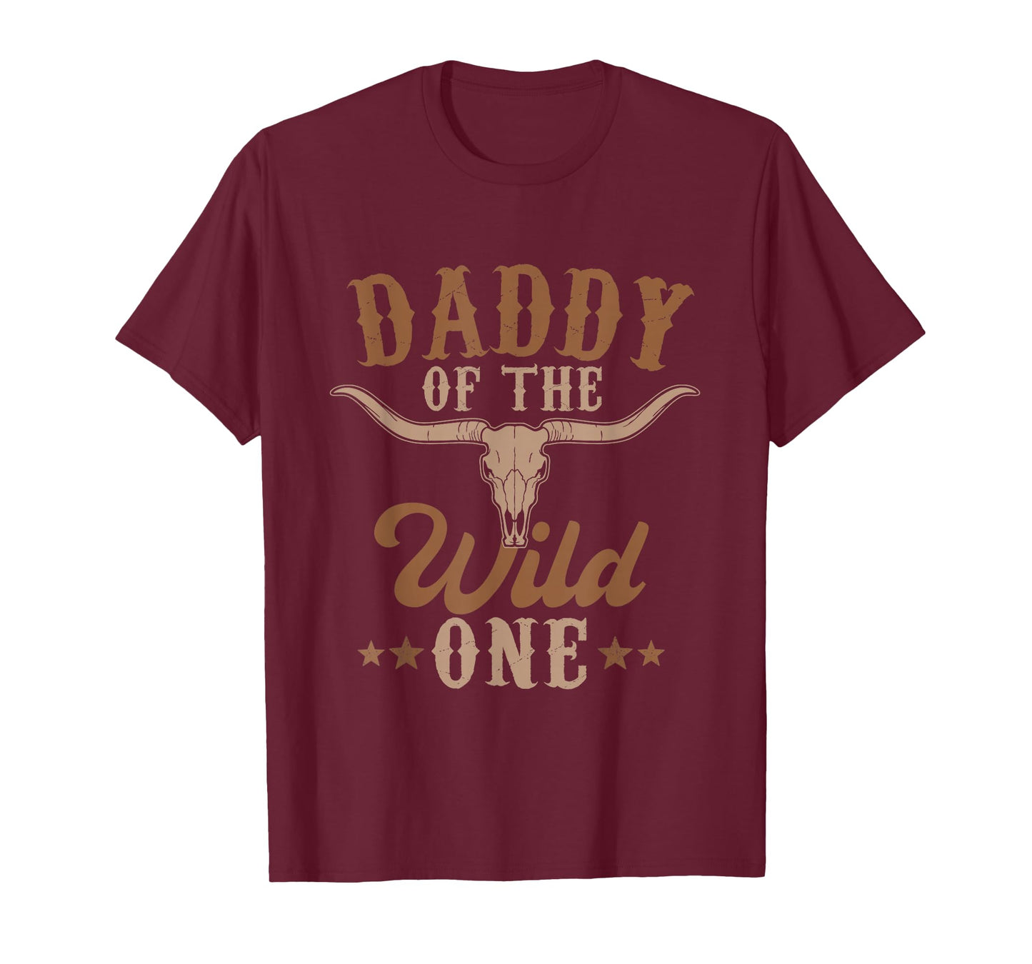 Daddy Of The Wild One Cowboy Western Rodeo Party Matching T-Shirt