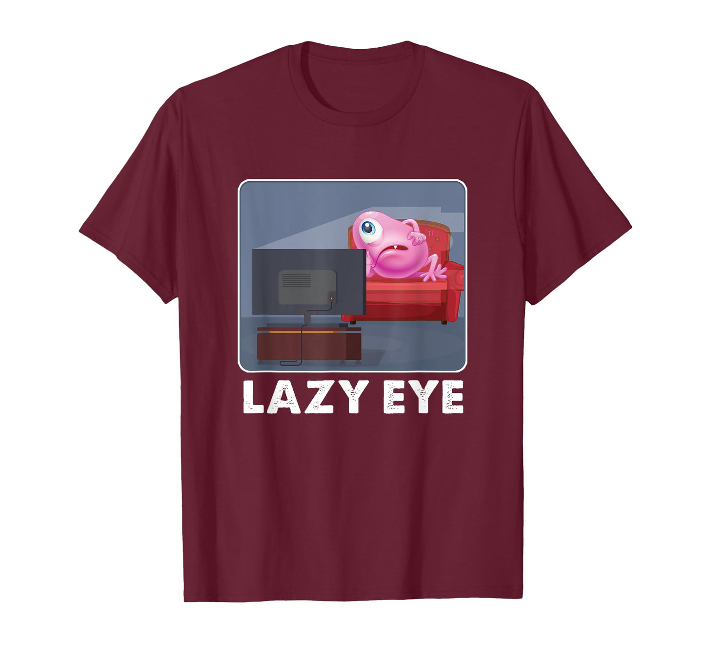 Lazy Eye Alien TV Recreation Gift T-Shirt