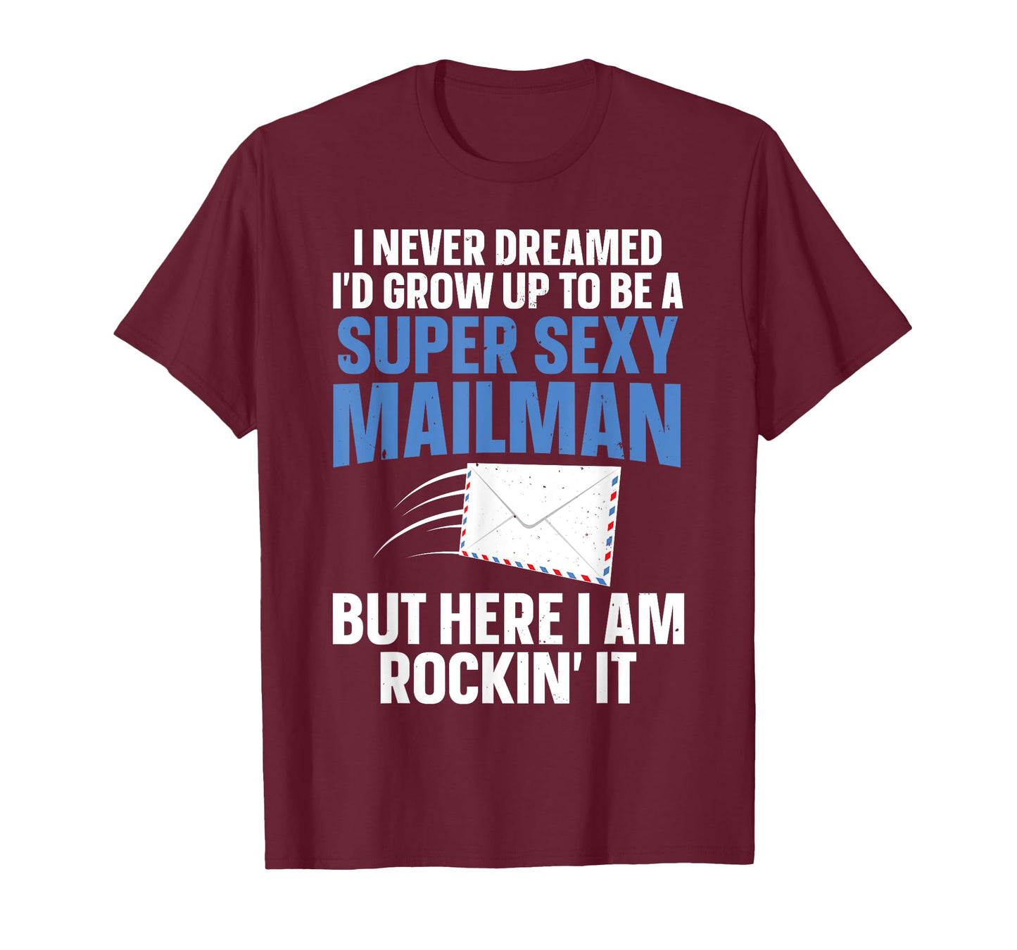 Cool Mailman Art For Men Postal Worker Post Office Mail Man T-Shirt