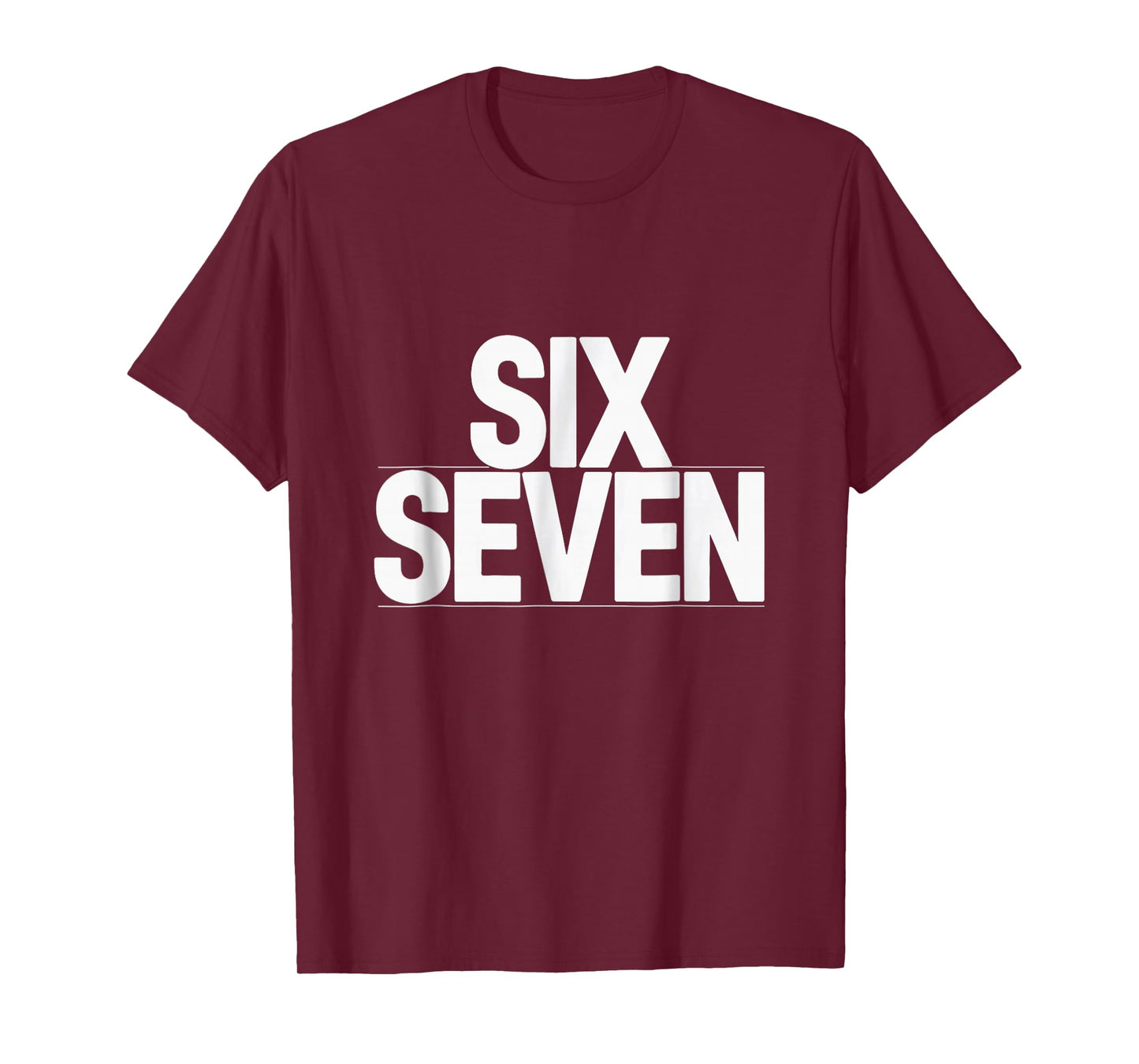 Fun Six Seven 6 7 Meme Design T-Shirt