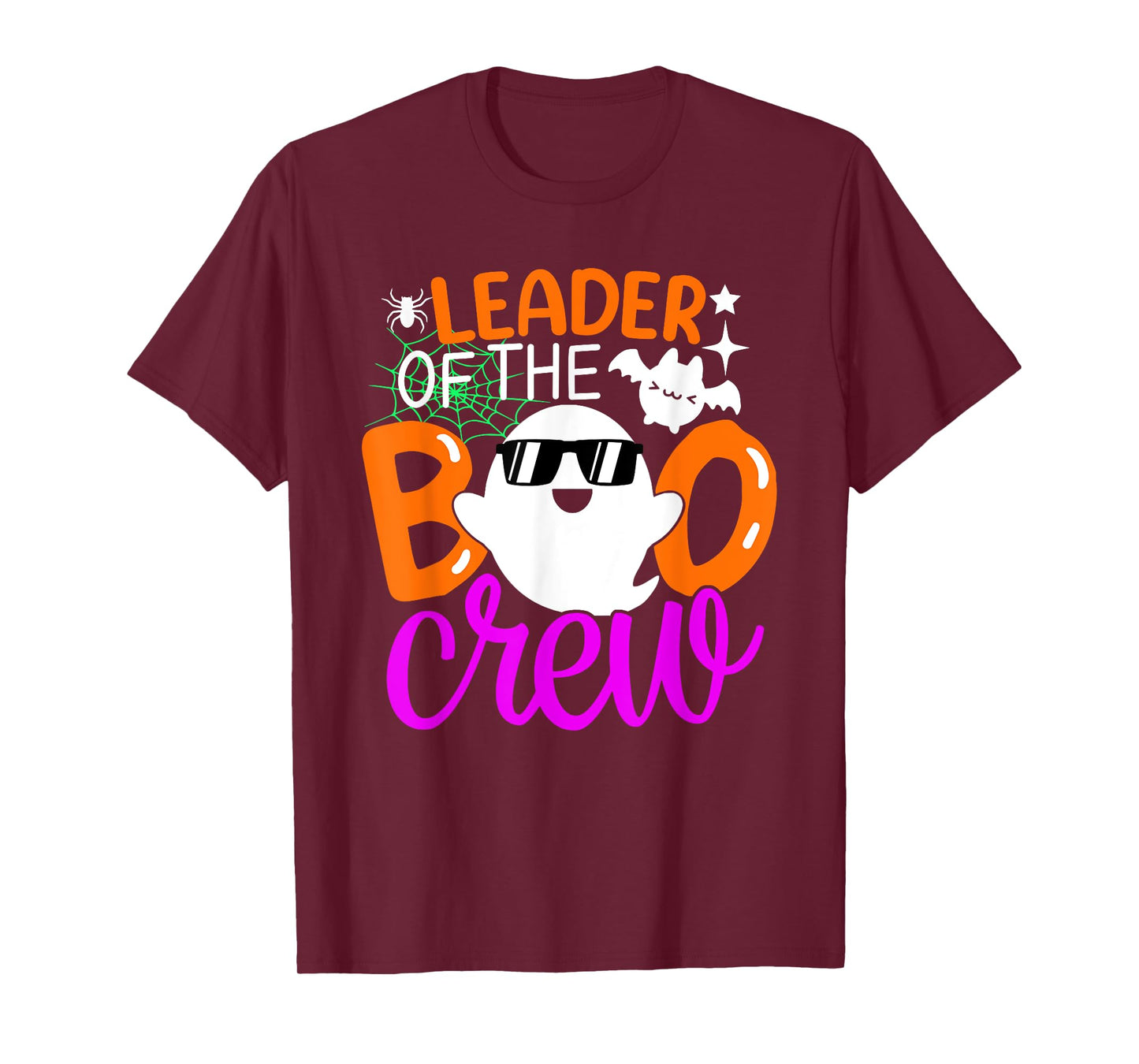 Leader Of The Boo Crew Shirt Funny Halloween Family Matching T-Shirt