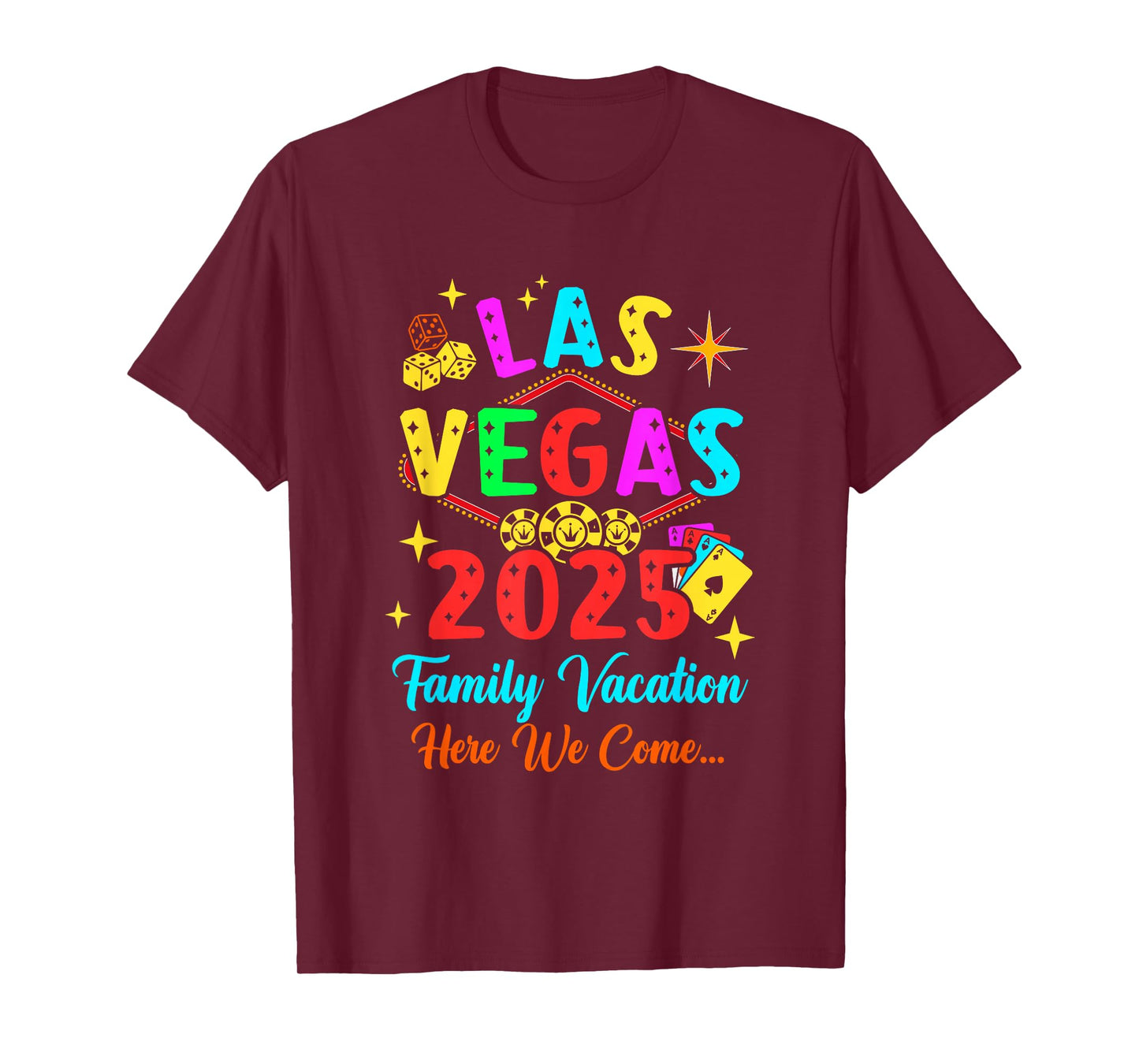 Family Vacation Las Vegas 2025 Matching Family Trip Group T-Shirt