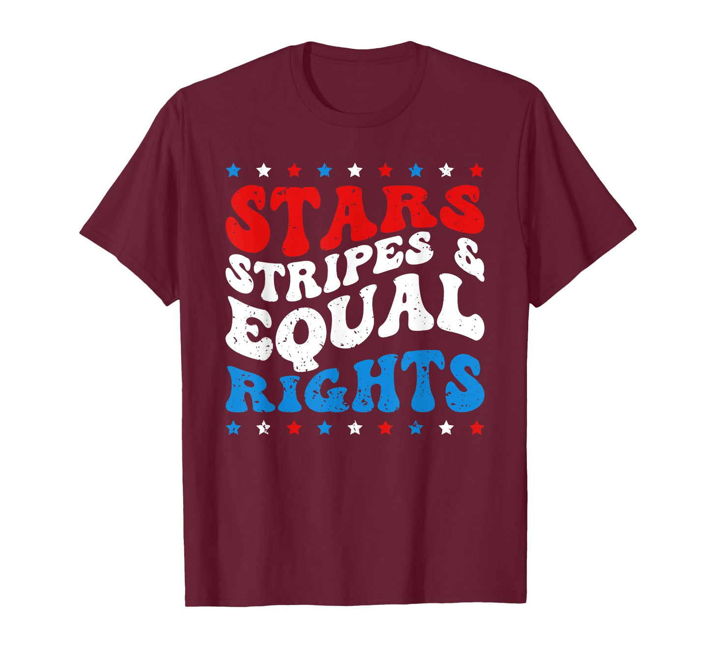 Stars Stripes And Equal Rights Women's Rights 4th Of July T-Shirt