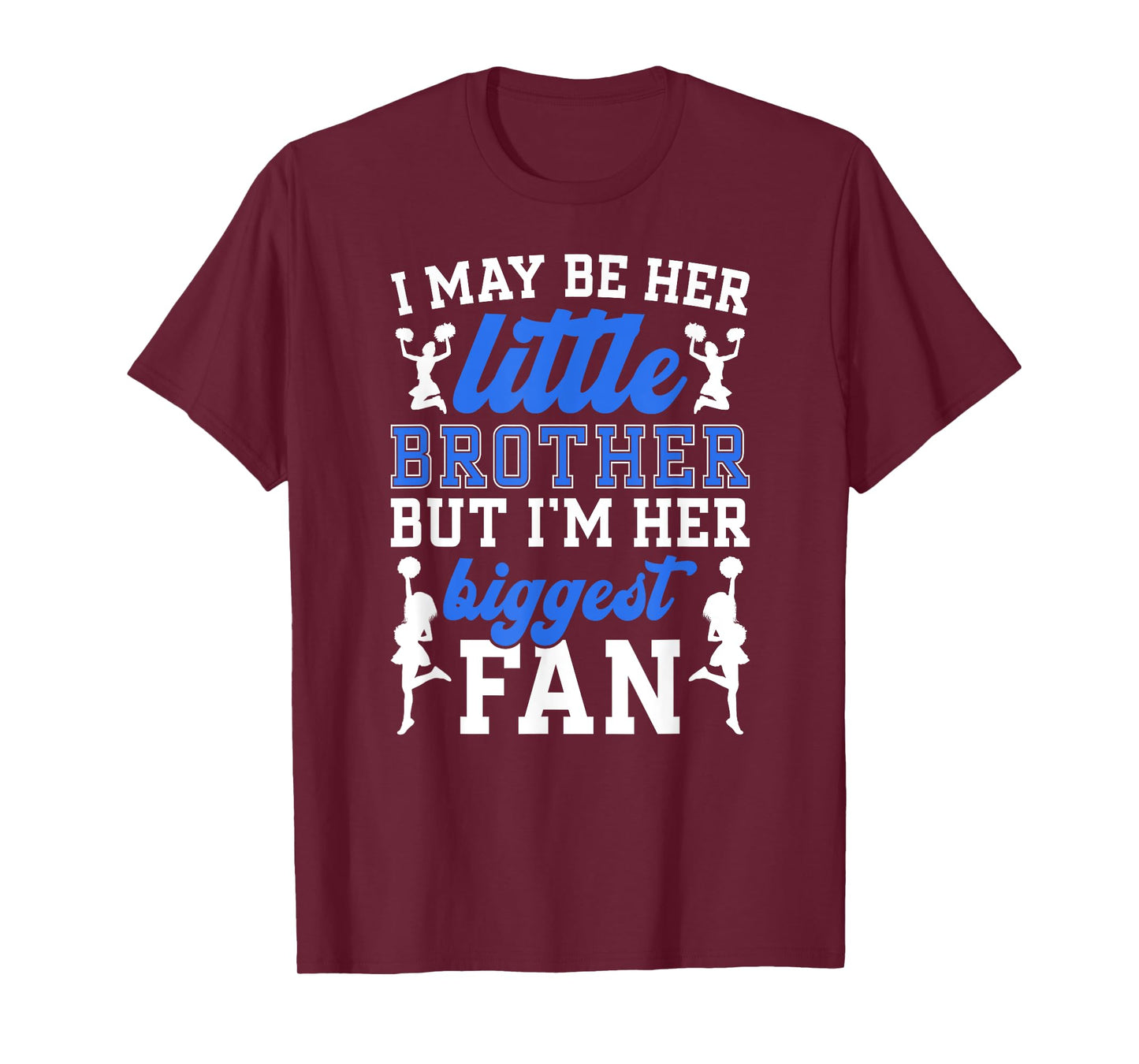 Her Biggest Fan Cheer Brother Of A Cheerleader Bro T-Shirt