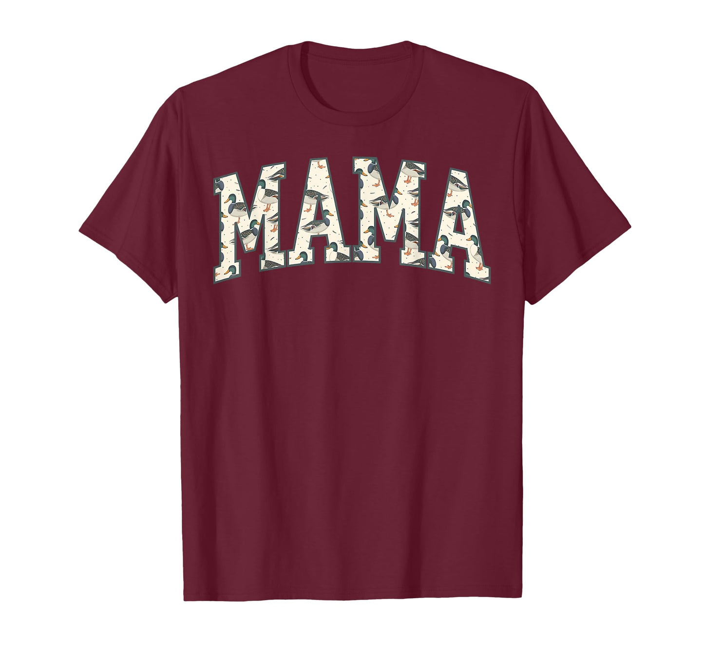 Retro Camo Mallard Duck Mama Hunting Season Mother's Day T-Shirt