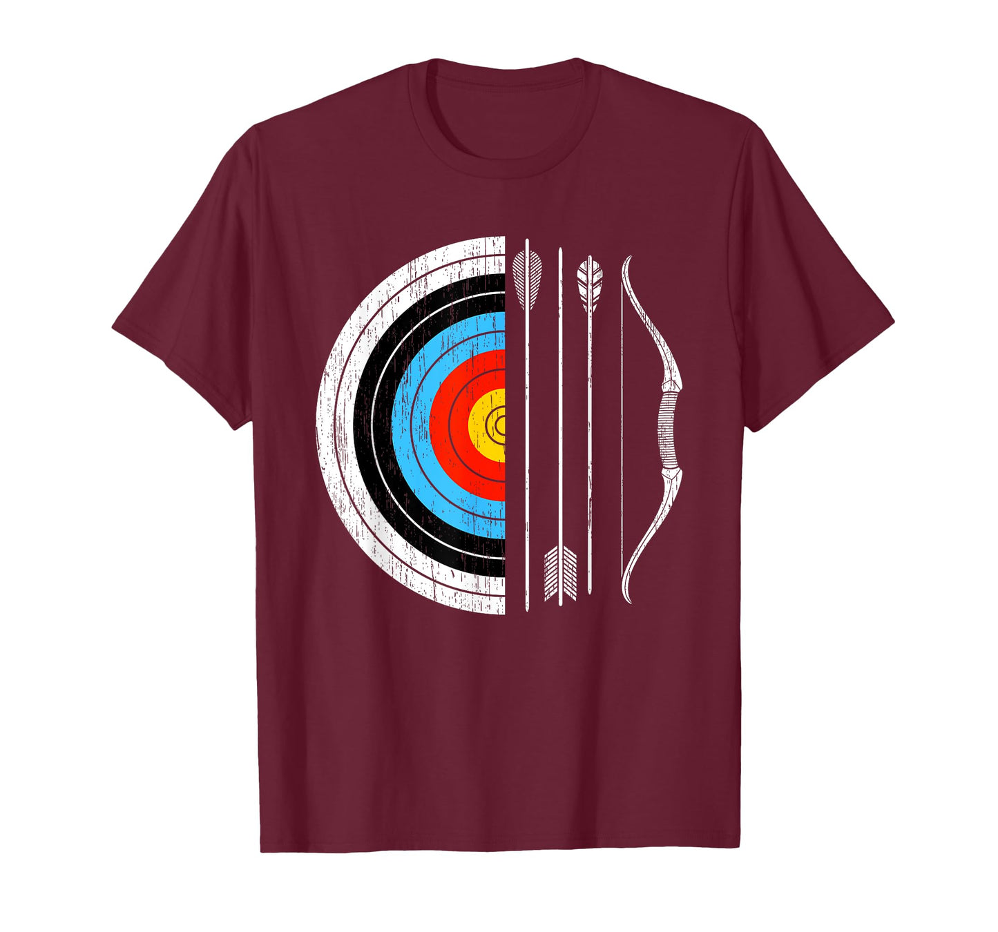Vintage Archery With Bow Funny Classic Archers Bowman Outfit T-Shirt