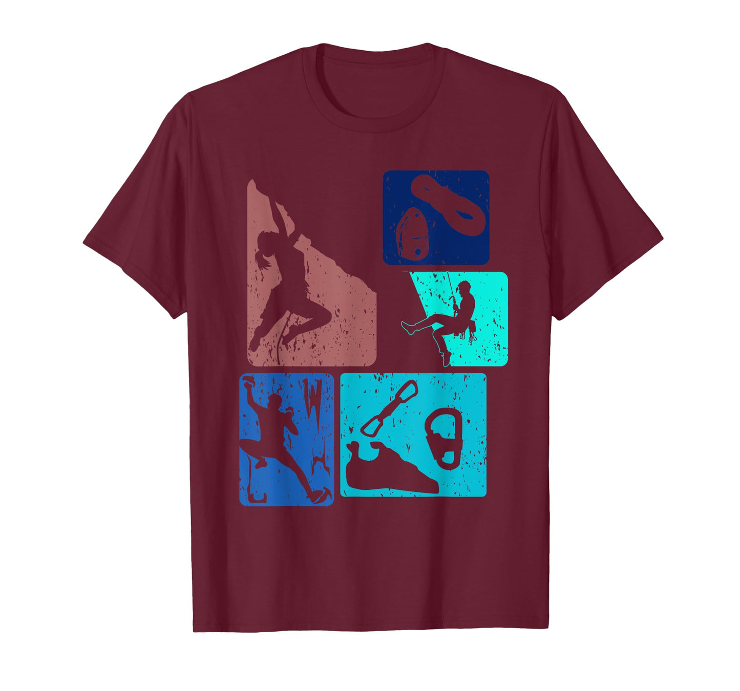 Funny Rock Climbing Bouldering Enthusiasts Men Women Kids T-Shirt
