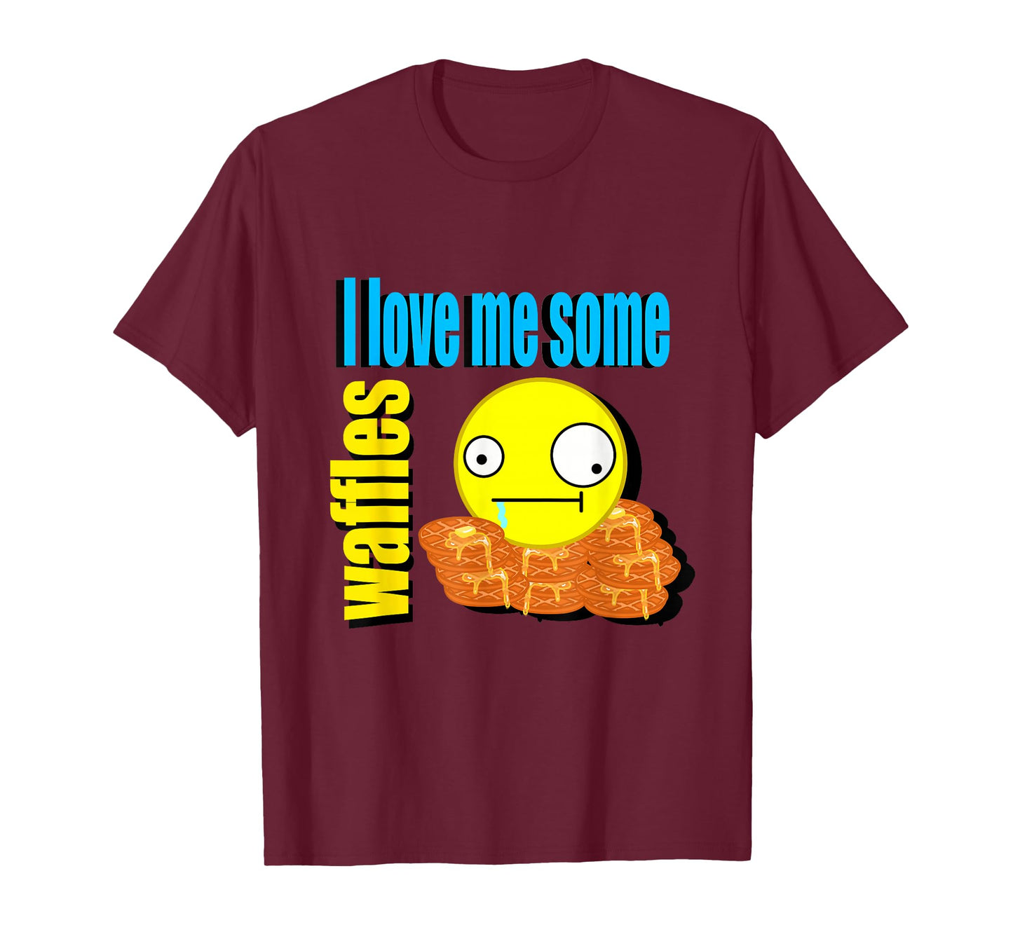 I Love Me Some Waffles Scene Kid Emo T-Shirt
