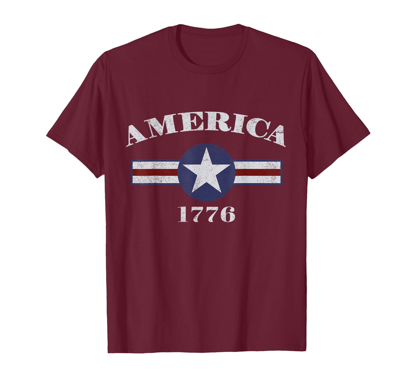 US American Flag 4th Of July Est 1776 Patriotic America T-Shirt