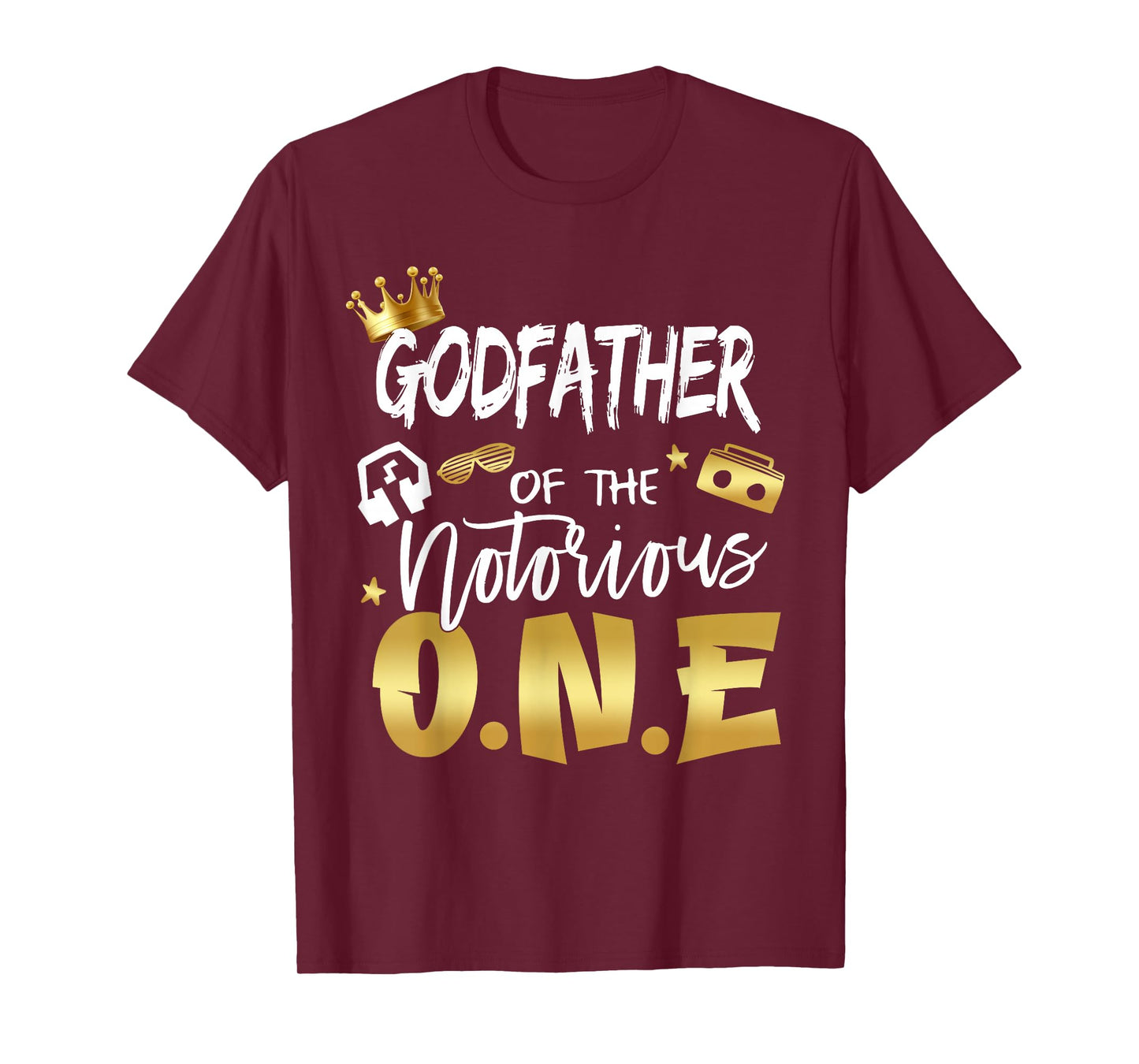 Godfather Of The Notorious One Old School 1st Birthday T-Shirt