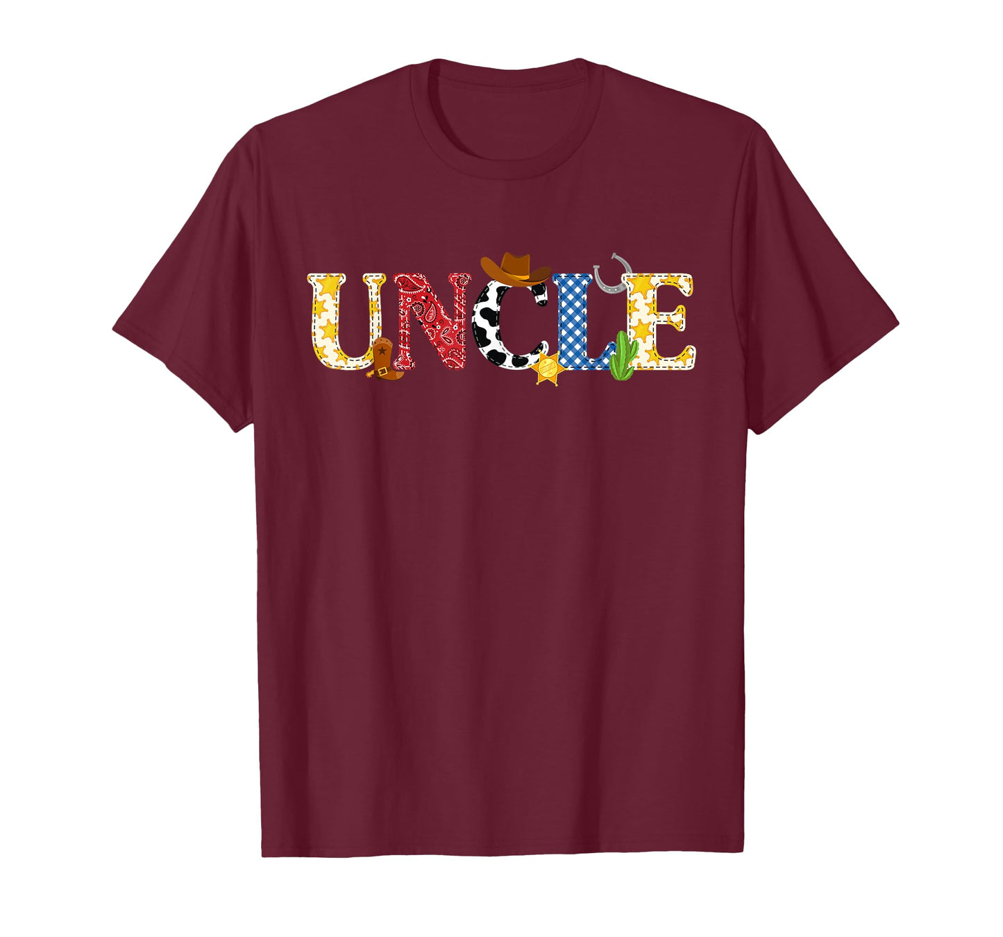 Uncle Matching Family Howdy Birthday Cowgirl Cowboy T-Shirt