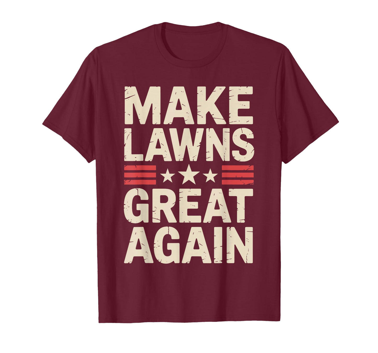 Funny Lawn Mower Art for Men Women Lawn Mowing Landscaper T-Shirt