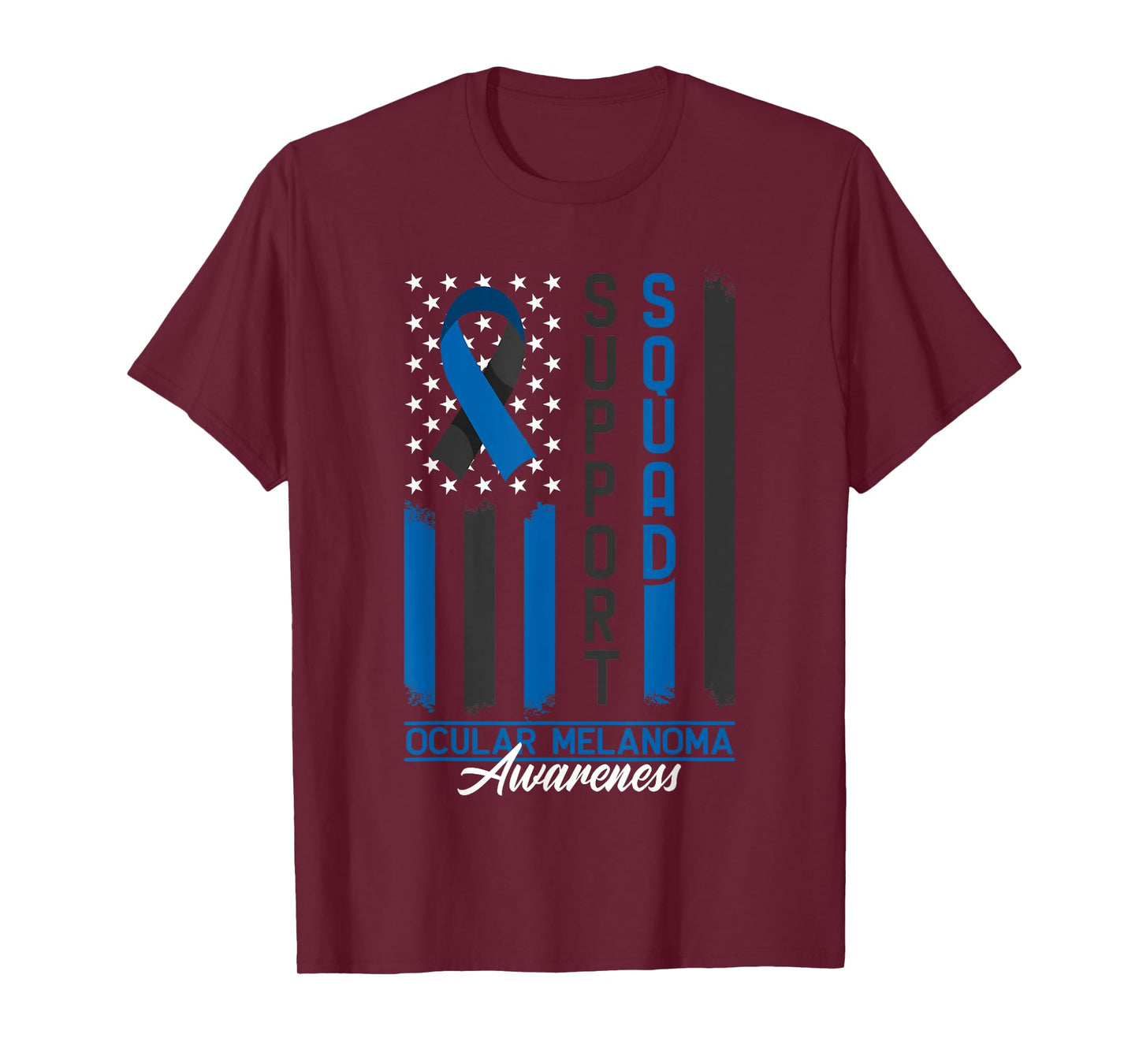 Support Awareness Squad I Eye Cancer & Ocular Melanoma T-Shirt