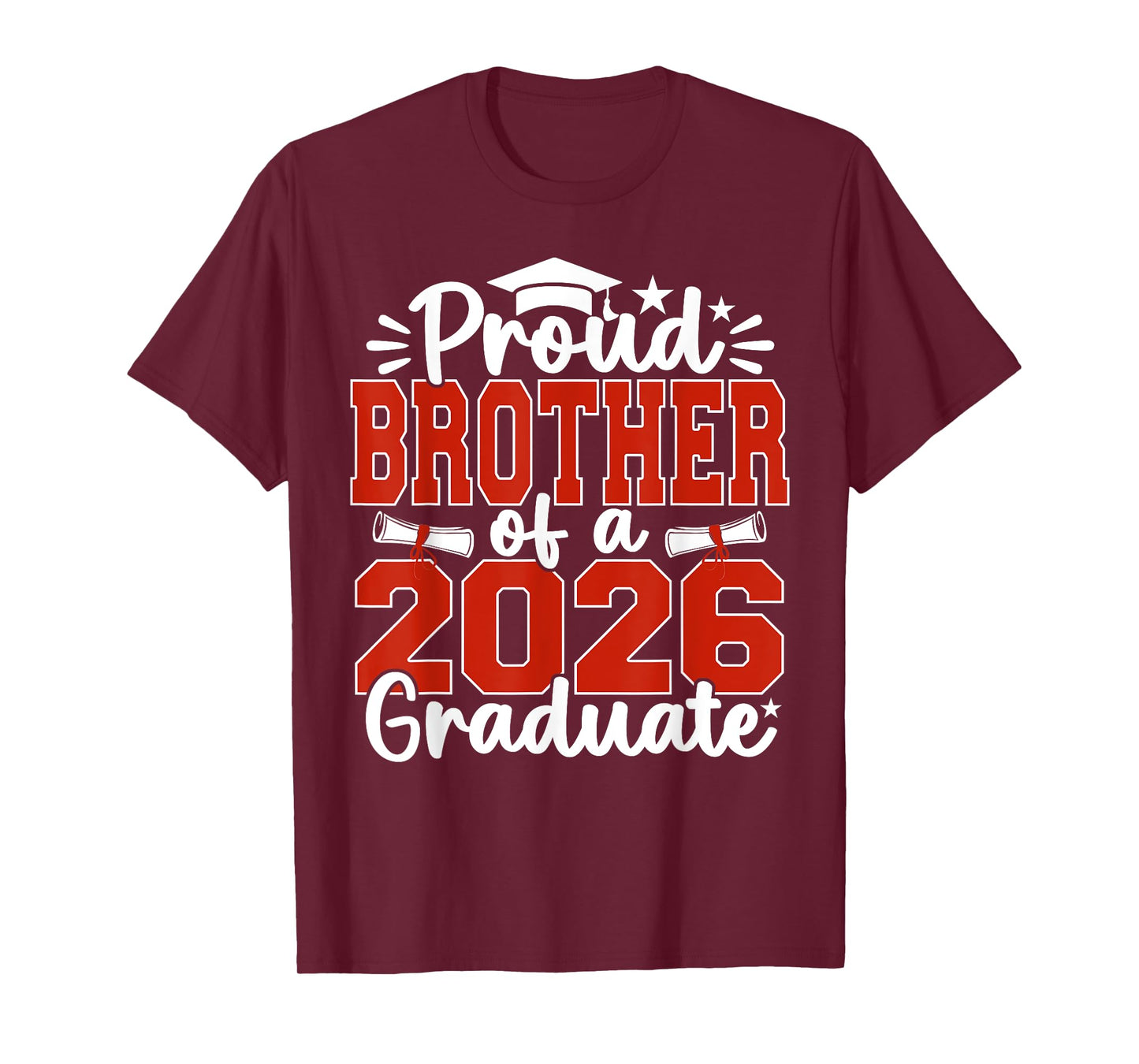 Proud Brother Of A Class Of 2026 Graduate Senior Graduation T-Shirt