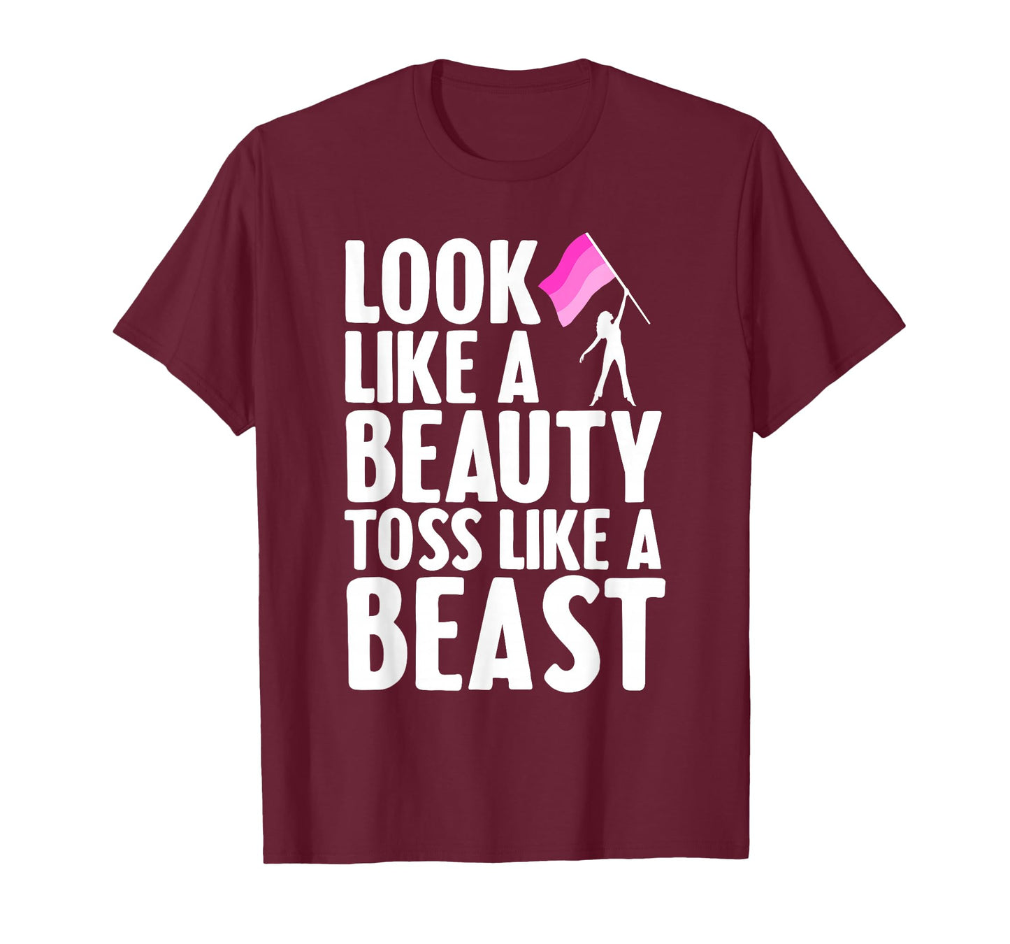Funny Color Guard Design For Girls Women Winter Guard Lover T-Shirt