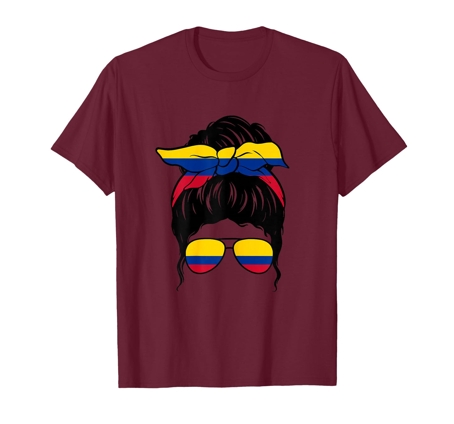Colombian Girl Colombia Colombian Flag Proud Colombian Woman T-Shirt