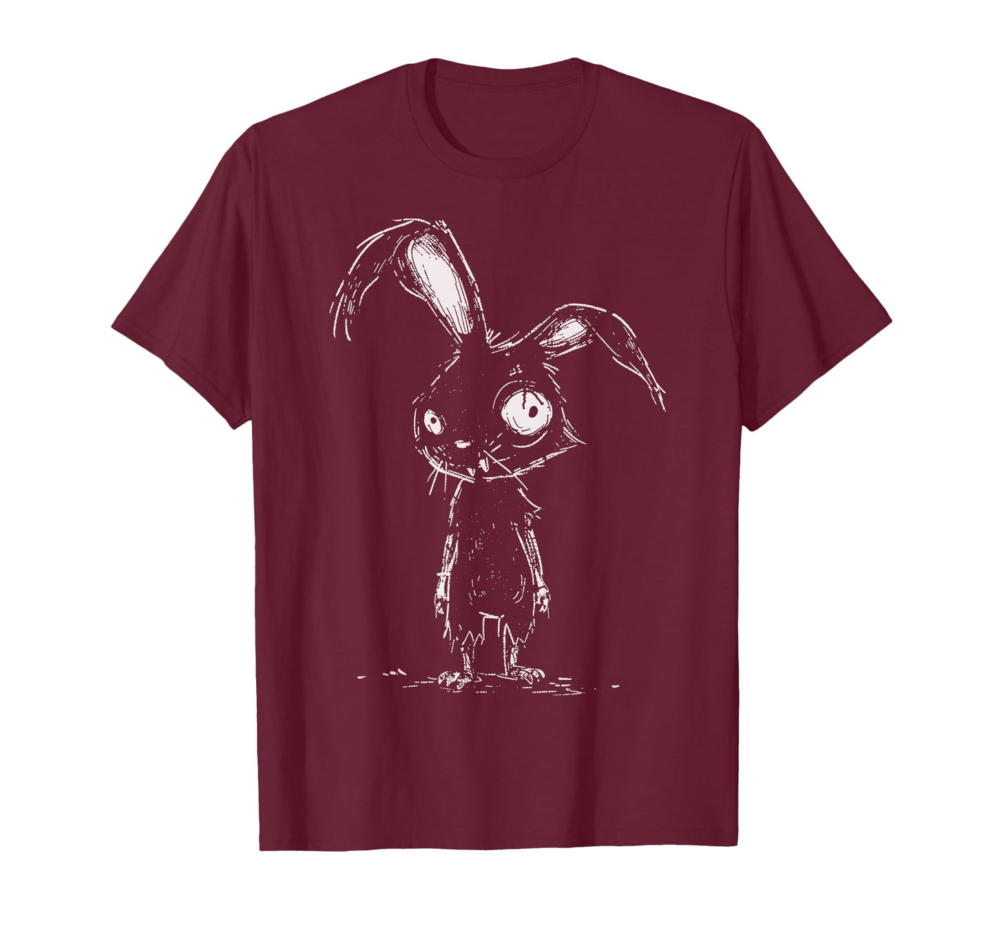 Weird Grunge Bunny Rabbit Alt Goth Cute Horror Aesthetic T-Shirt