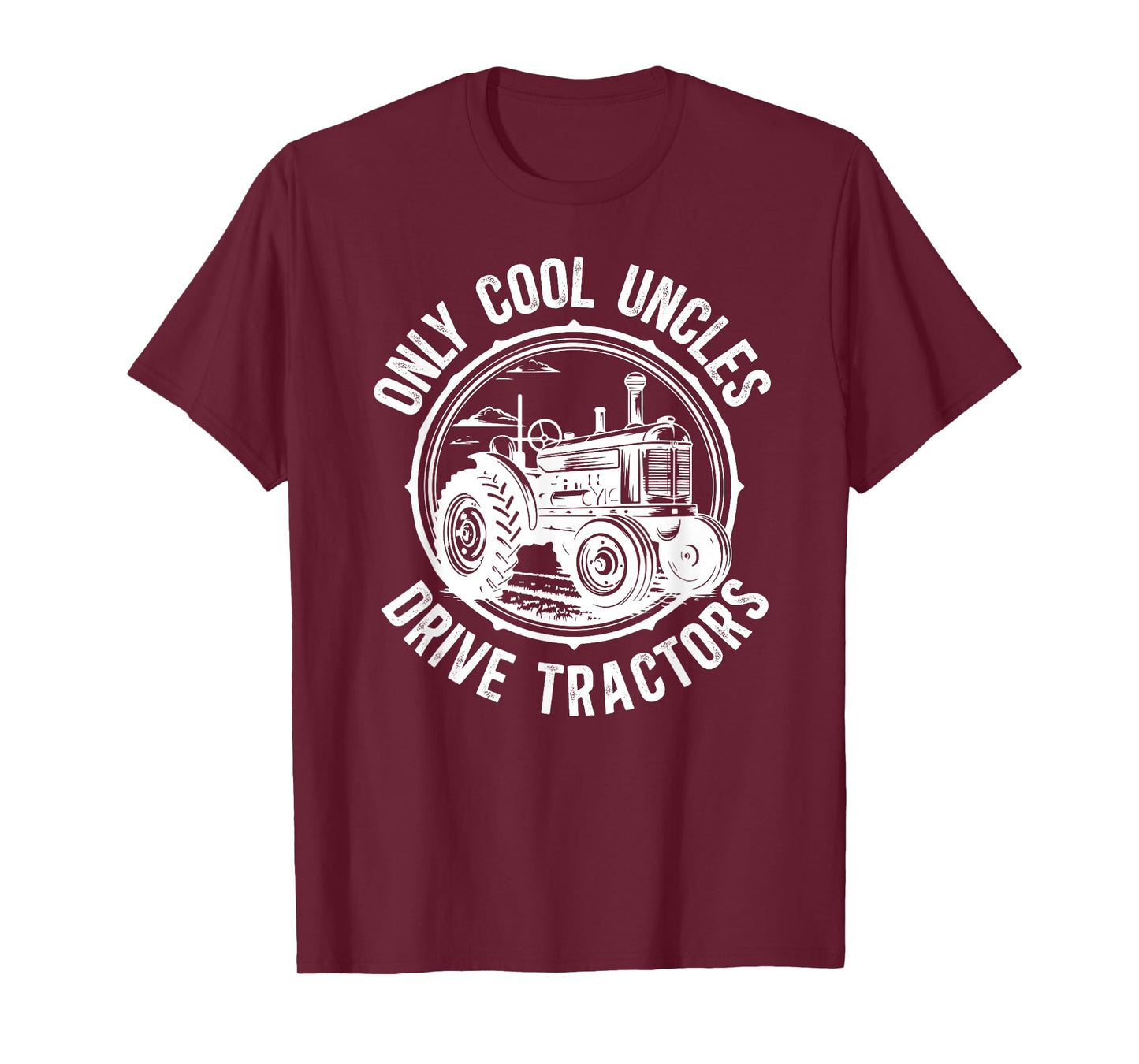 Tractor Uncle Proud Tractor Lover Uncle Tractors Uncle T-Shirt