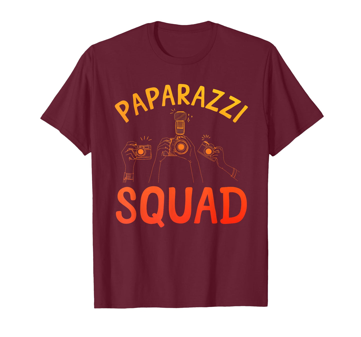 Paparazzi Design for Men Women Press Photographer Paparazzi T-Shirt
