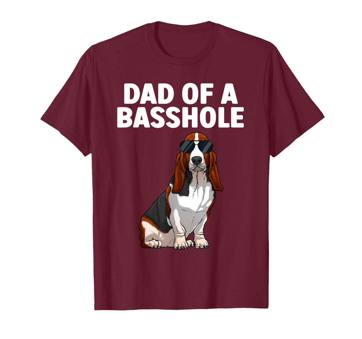 Cool Basset Hound Design For Men Dad Dog Basset Hound Lovers T-Shirt