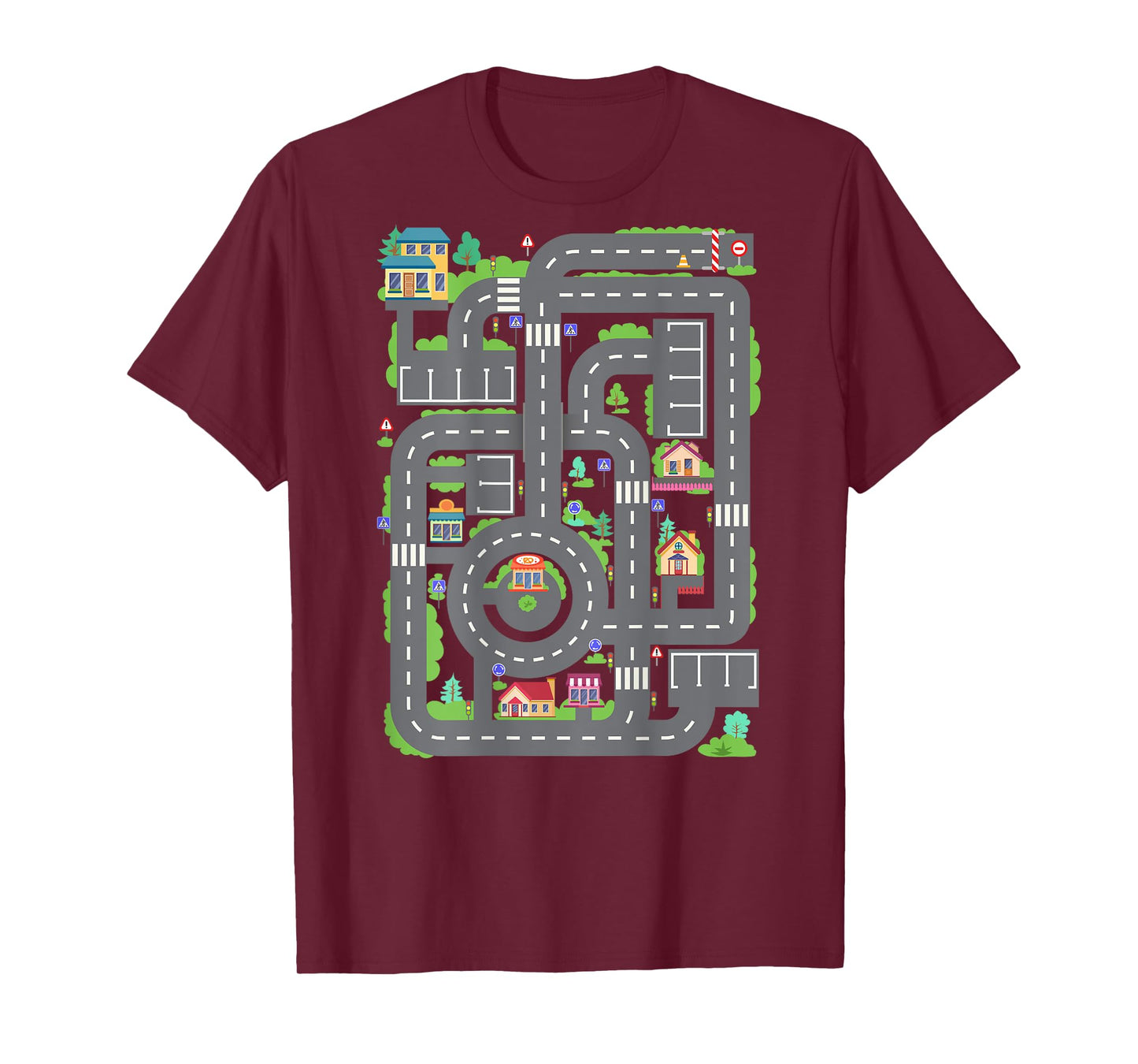 Play Cars On Dad's Back Shirt Funny Kids and Fathers Play T-Shirt