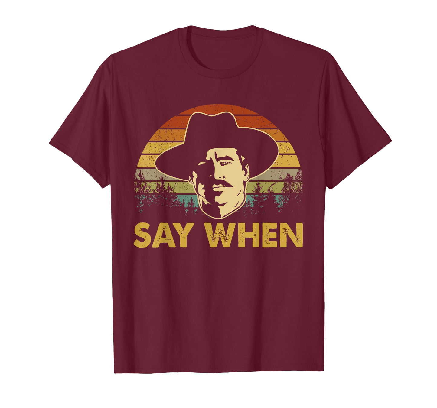 Say Graphic Cowboy Boots Vintage Art Adorable Costume When T-Shirt