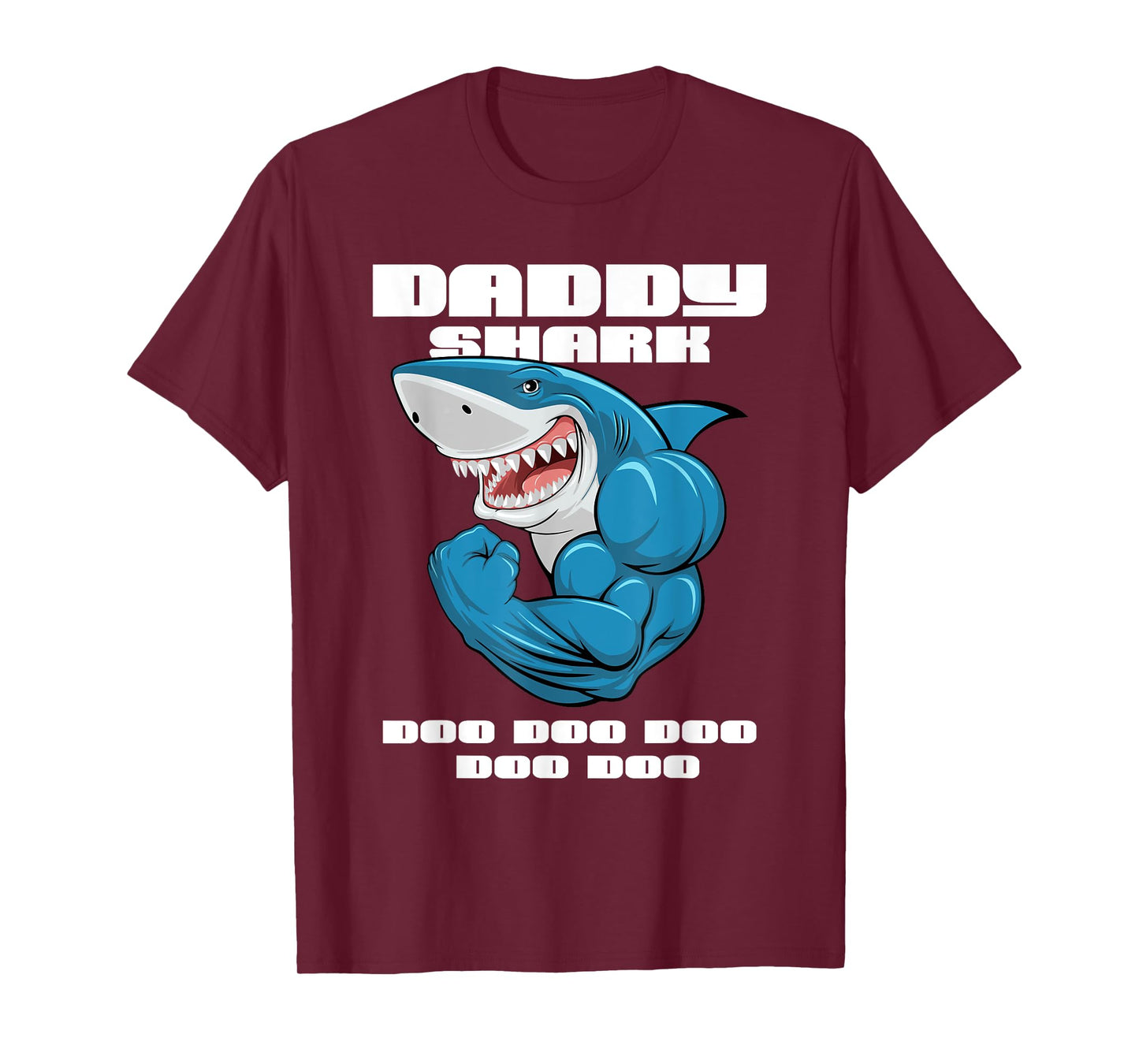 Daddy Shark shirt Funny Fathers Day gift for Kids Mens dad T-Shirt