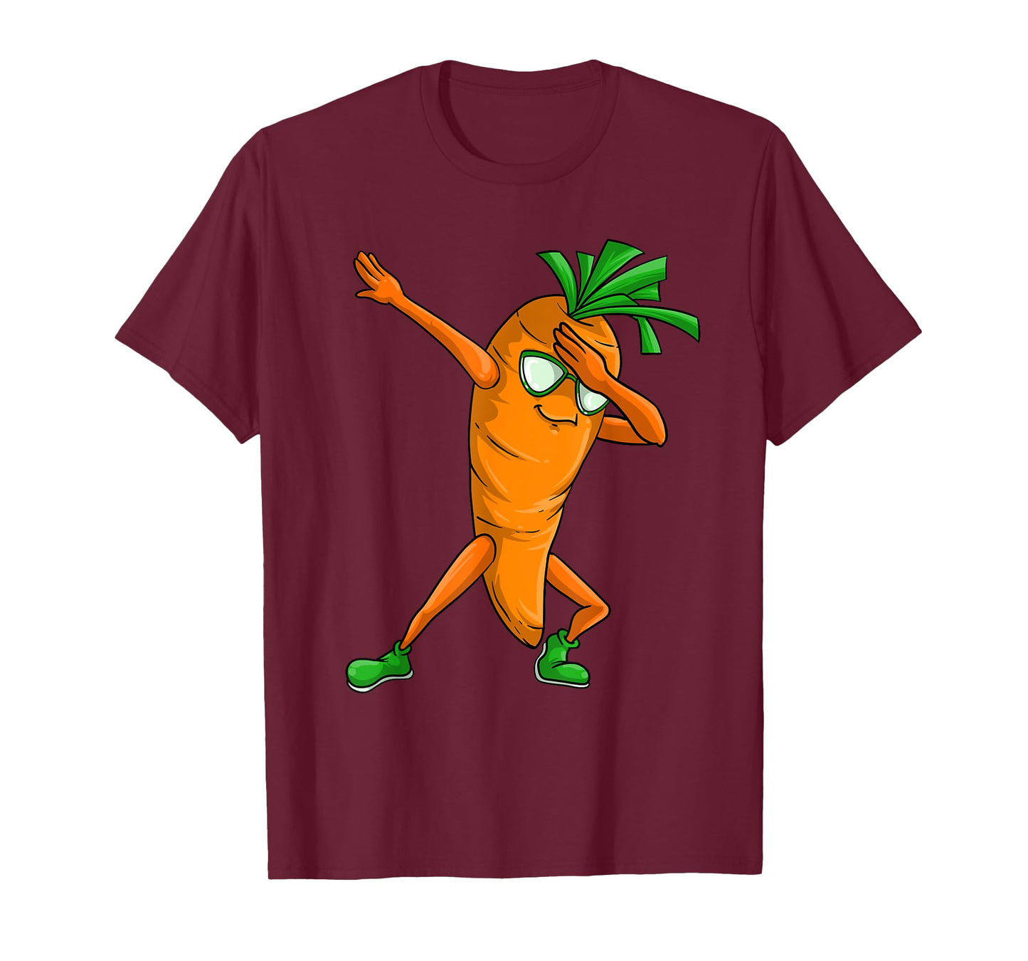 Funny Dabbing Carrot Gift | Cute Vegetable Lover Men Women T-Shirt