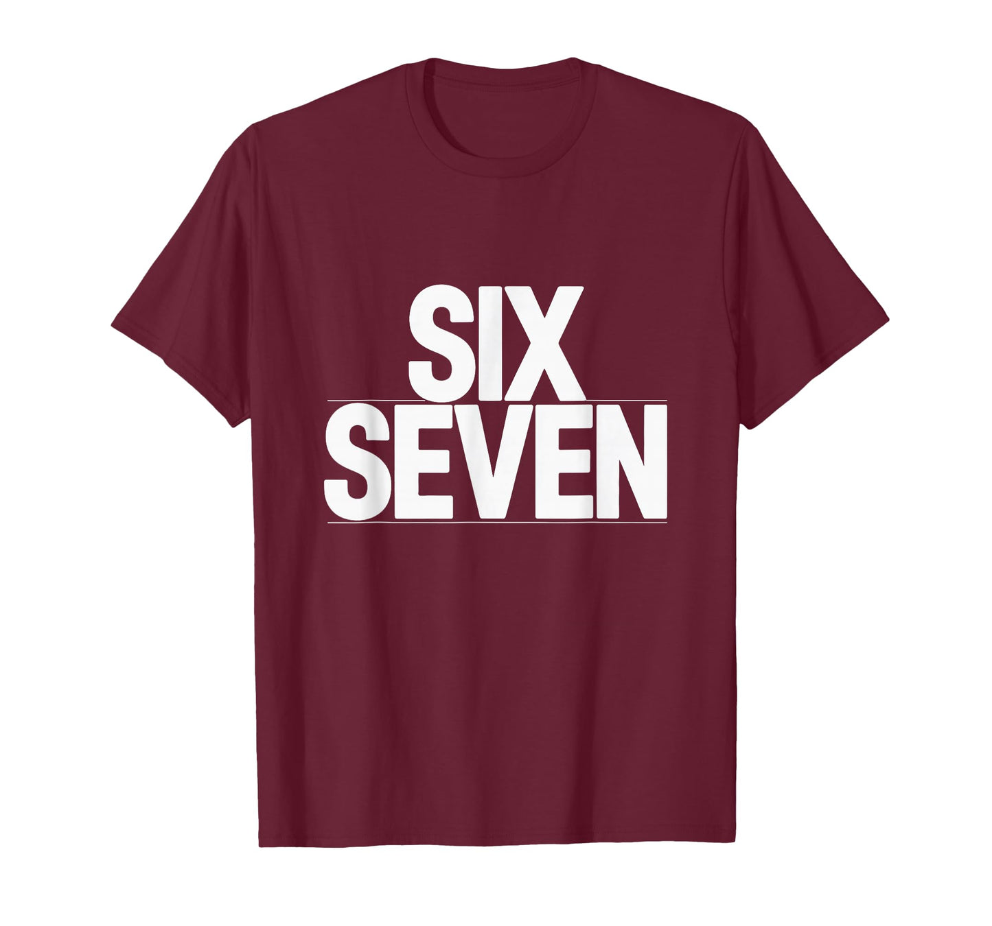 Fun Six Seven 6 7 Meme Design T-Shirt