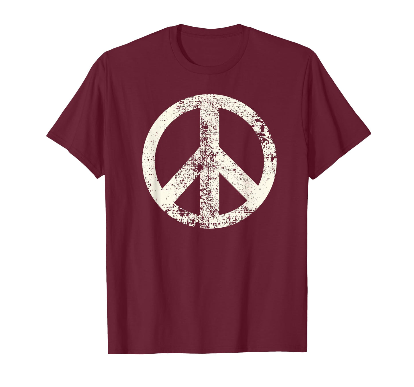 Peace Sign Bright Colorful Flowers 60's 70's Hippie Costume T-Shirt