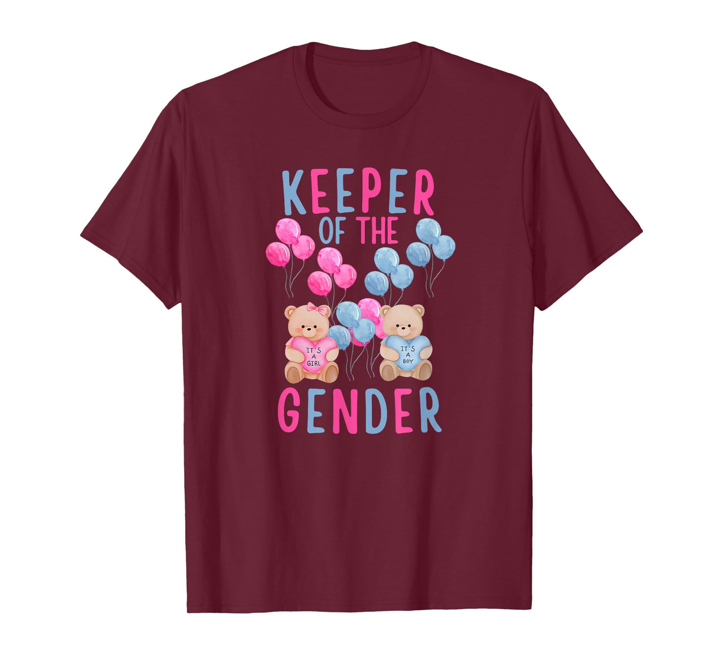 Keeper of The Gender Reveal Party Gender Reveal Ideas T-Shirt