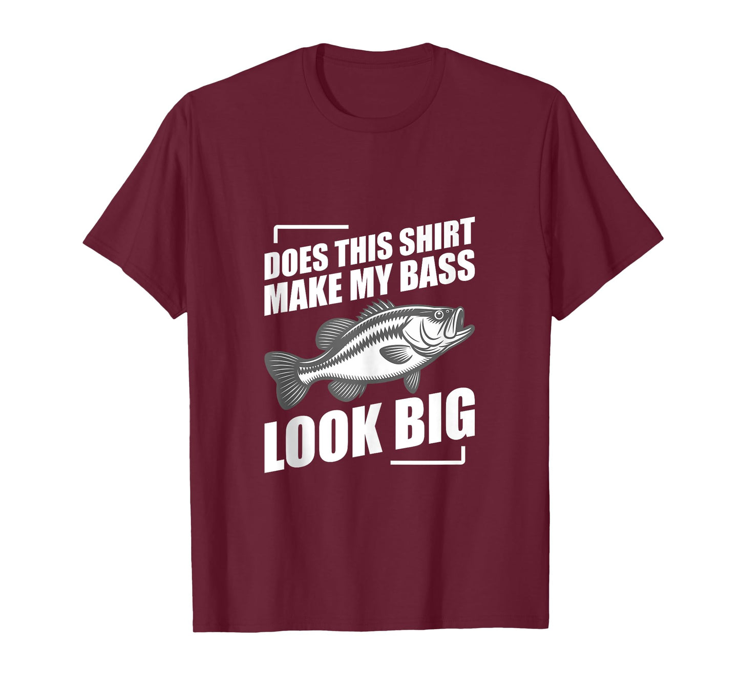 Does This Shirt Make My Bass Look Big Funny Fishing Tank Top