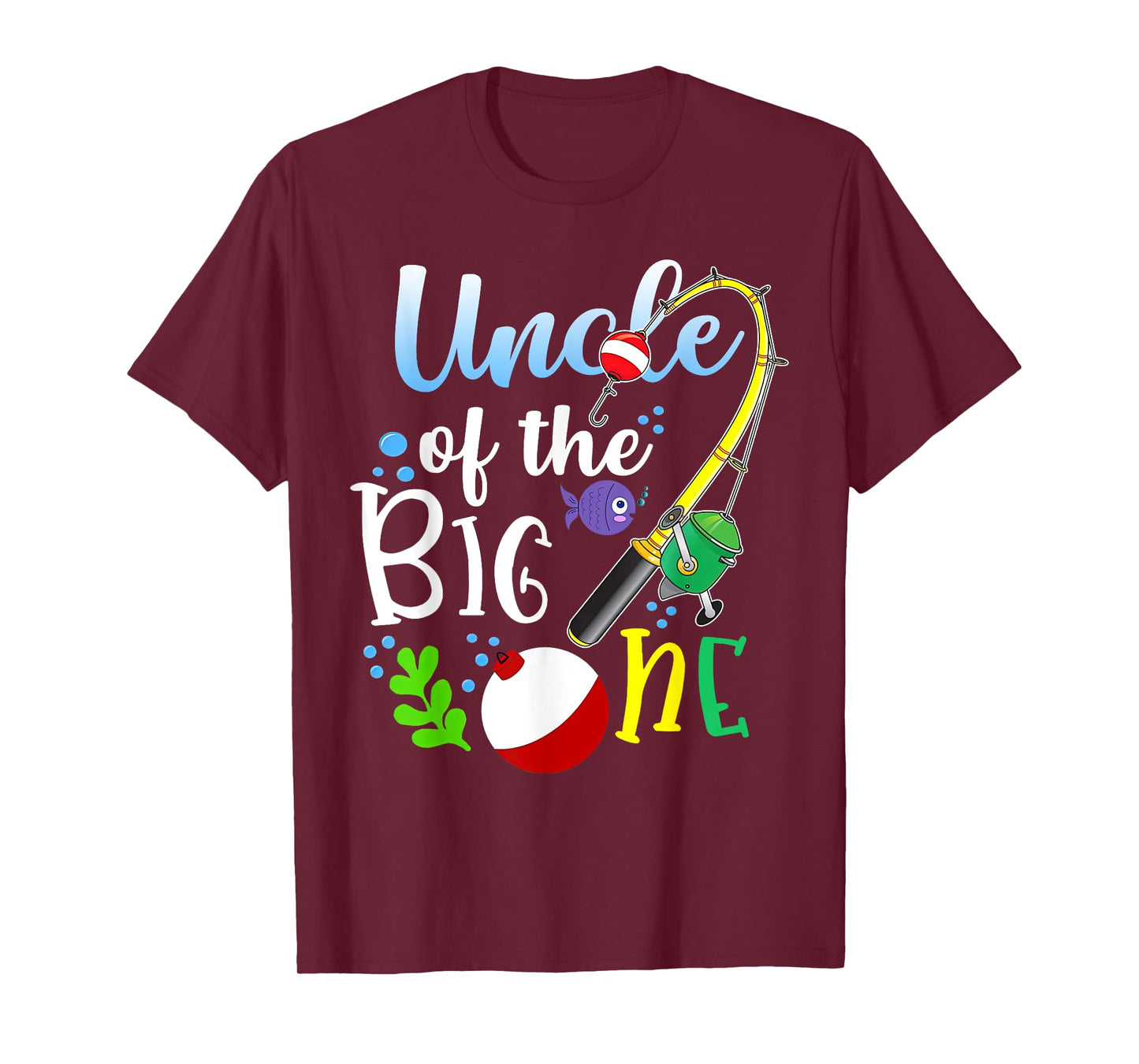 Uncle of The Big One Fishing Boy First Birthday Ofishally T-Shirt