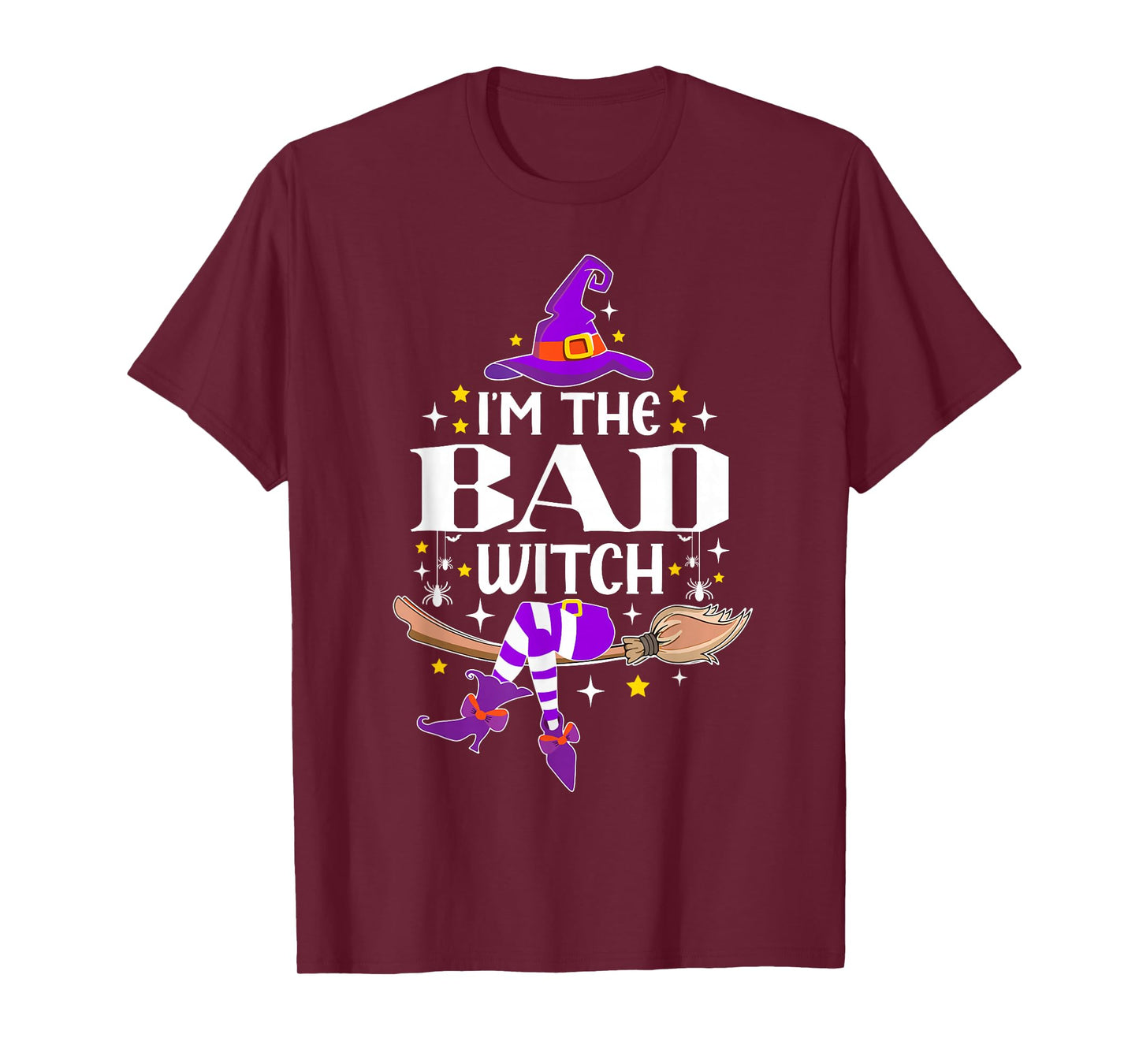I'm The Bad Witch Halloween Matching Group Costume T-Shirt