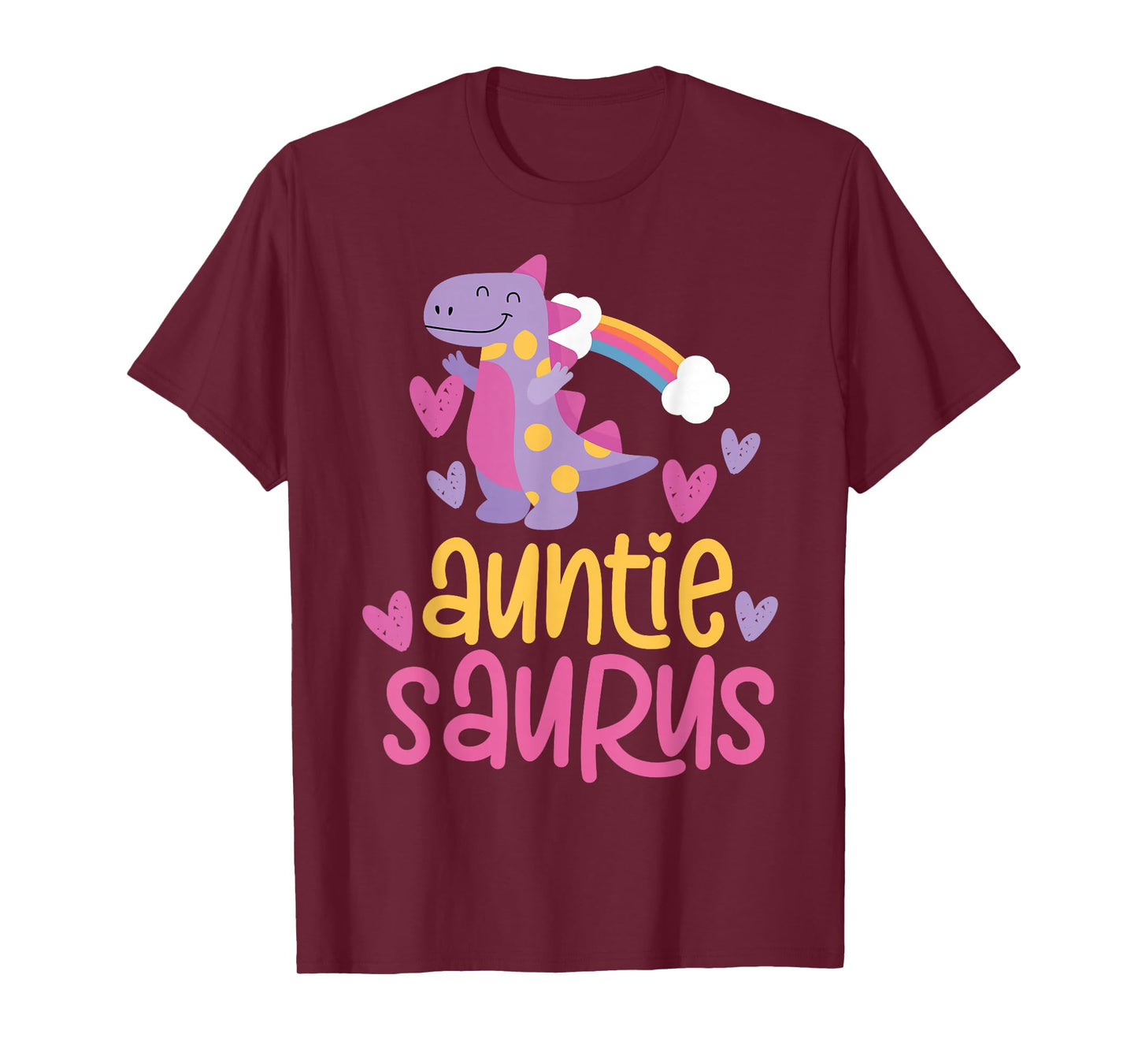 Auntie Saurus Rex Dinosaur Aunt T-Shirt