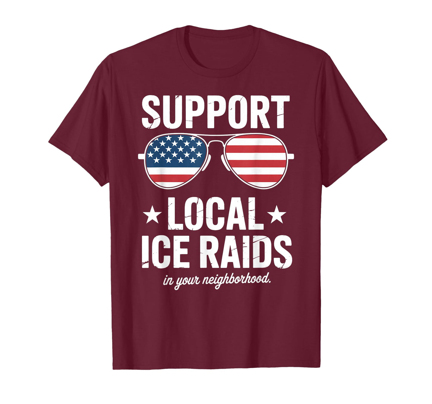 Support Local Ice Raids In Your Neighborhood T-Shirt