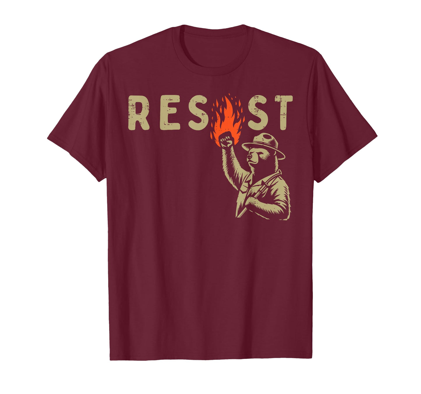 Resist Fist Bear Protest Civil Rights Equality Women Men Kid T-Shirt