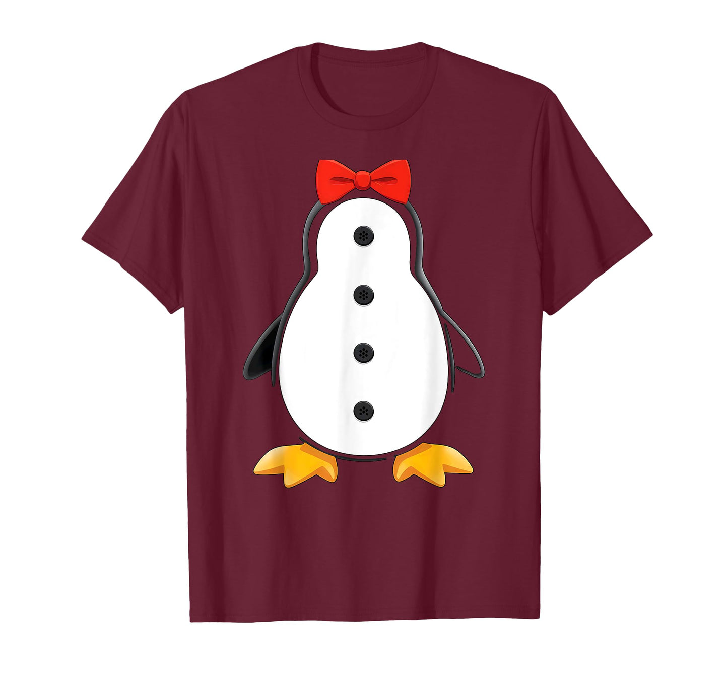 Penguin Body Tuxedo Halloween Costume T-Shirt
