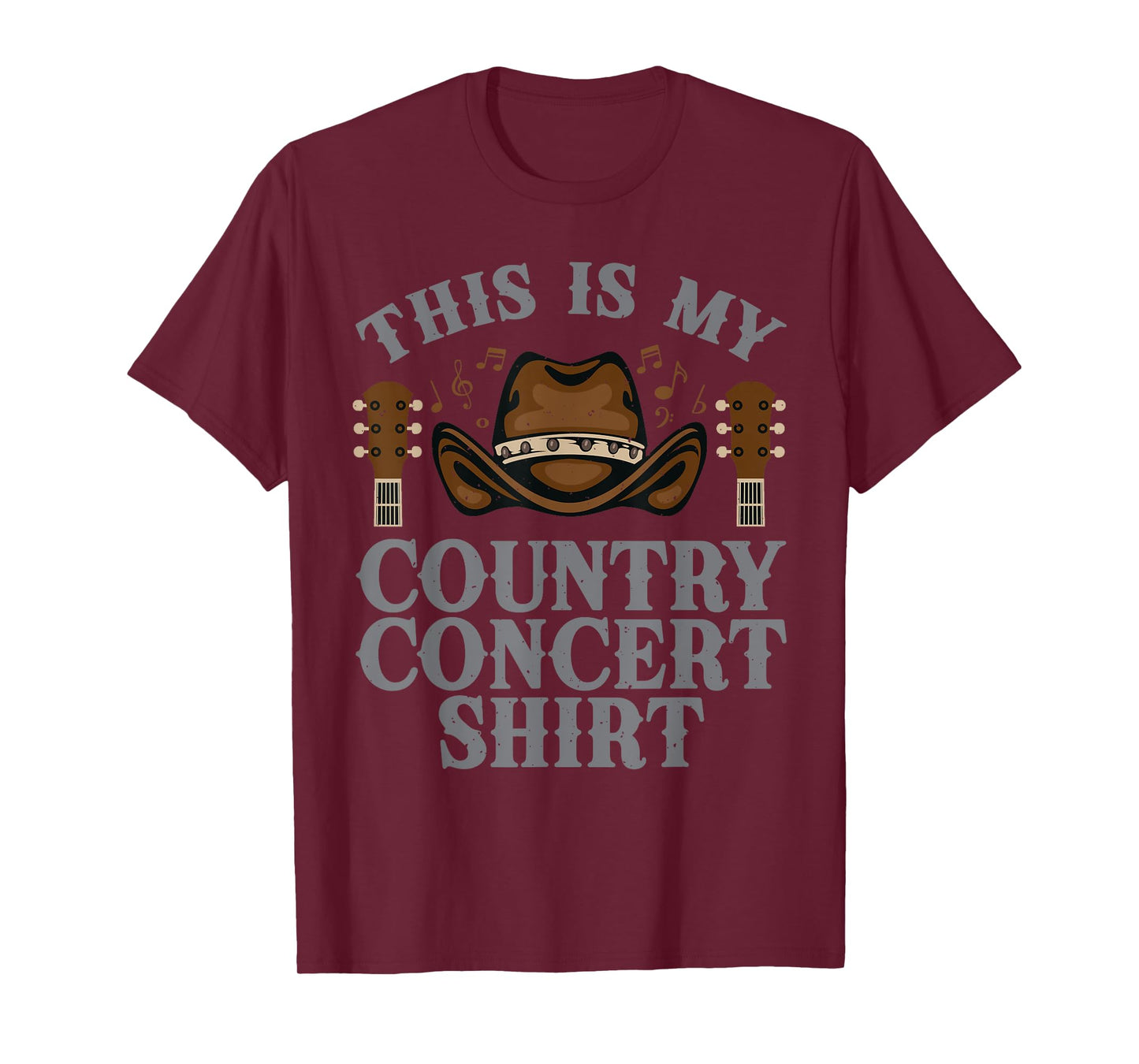 Cool Country Music Art for Men Women Classic Country Concert T-Shirt