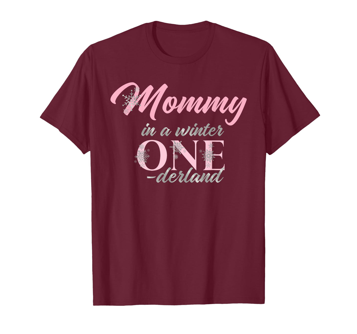 Mommy Of The Birthday for Girl Winter Onederland 1st T-Shirt