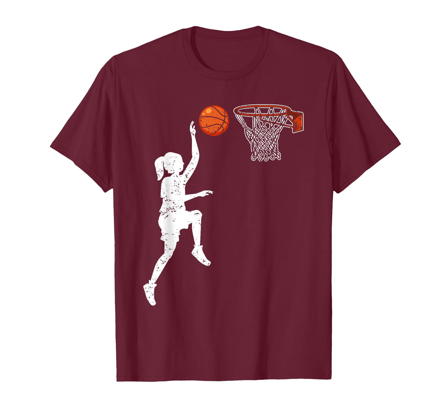 Basketball Girl Woman T-Shirt