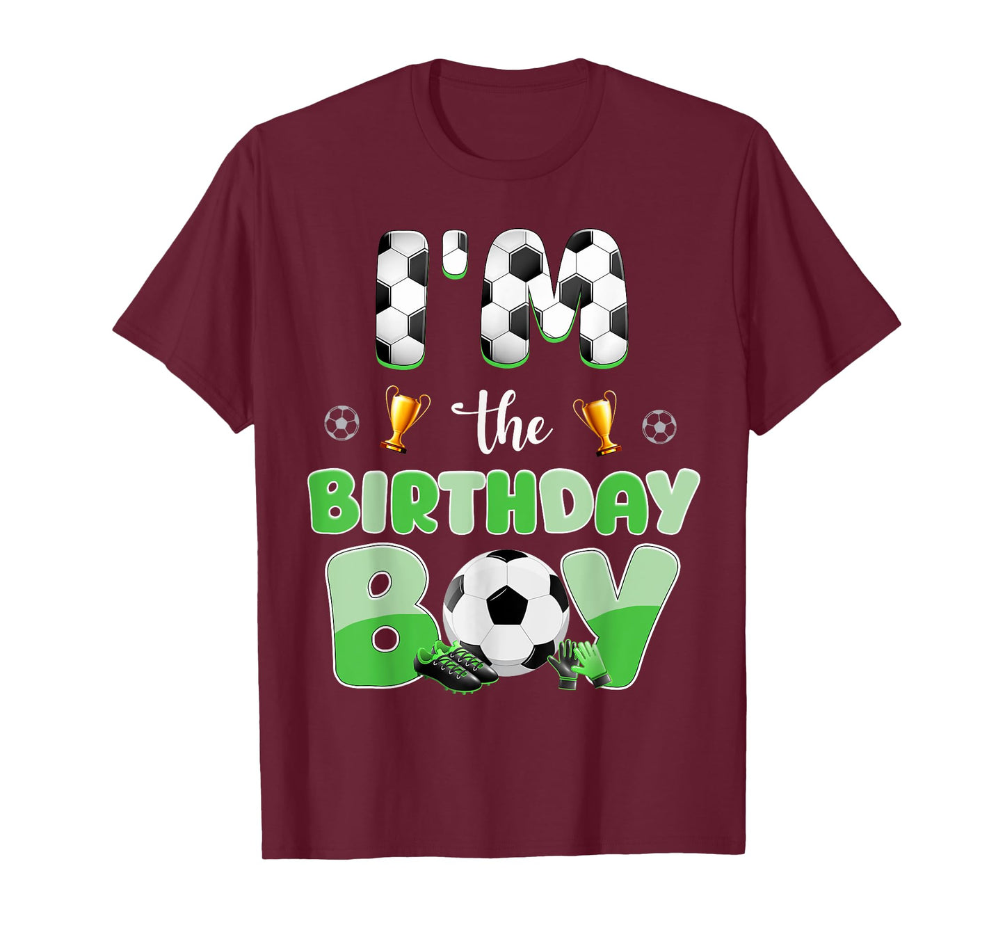 Im The Birthday Boy Soccer Group Family Matching Party T-Shirt