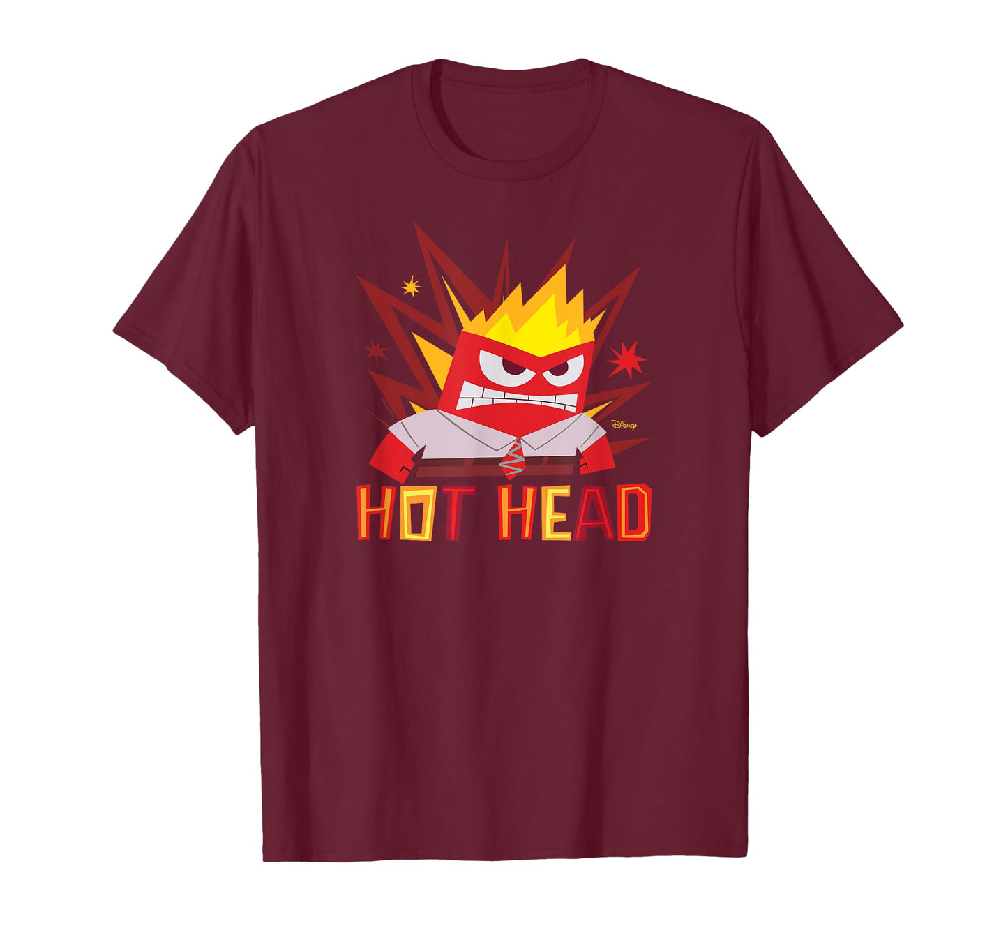 Inside Out 2 - Anger Hot Head Emotion Character T-Shirt